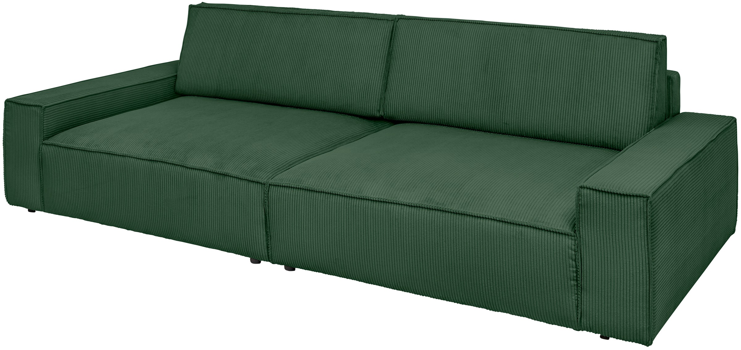 Home affaire Big-Sofa »NEU: SHERWOOD XXL, Big-Sofa (316cm), extra tiefe Sitzfläche 95 cm«, bequemer Sitzkomfort, Cord u. Leinenoptik, Kedernaht
