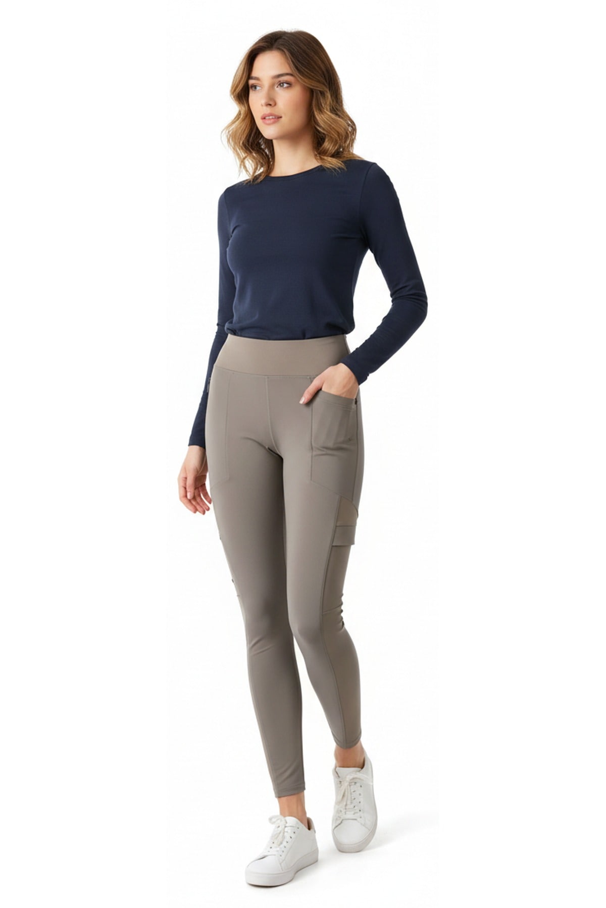 LPO Funktionsleggings »Thekla Hybrid II«  Hoher Bund, schnelltrocknend, Hybrid