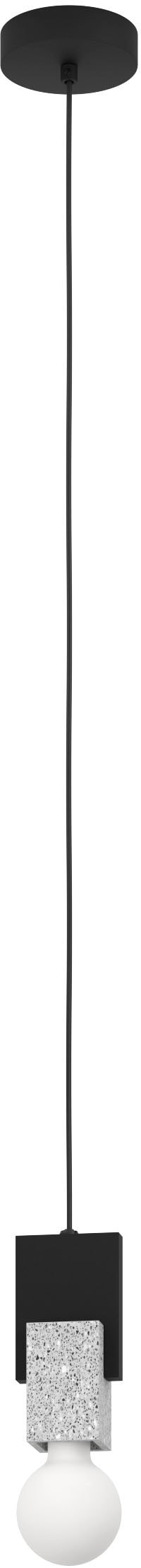 EGLO Hängeleuchte | »LOBATIA«, aus Holz Stahl, schwarz online mit Hängeleuchte XXL in - - E27 3 exkl. Garantie Jahren 40W kaufen