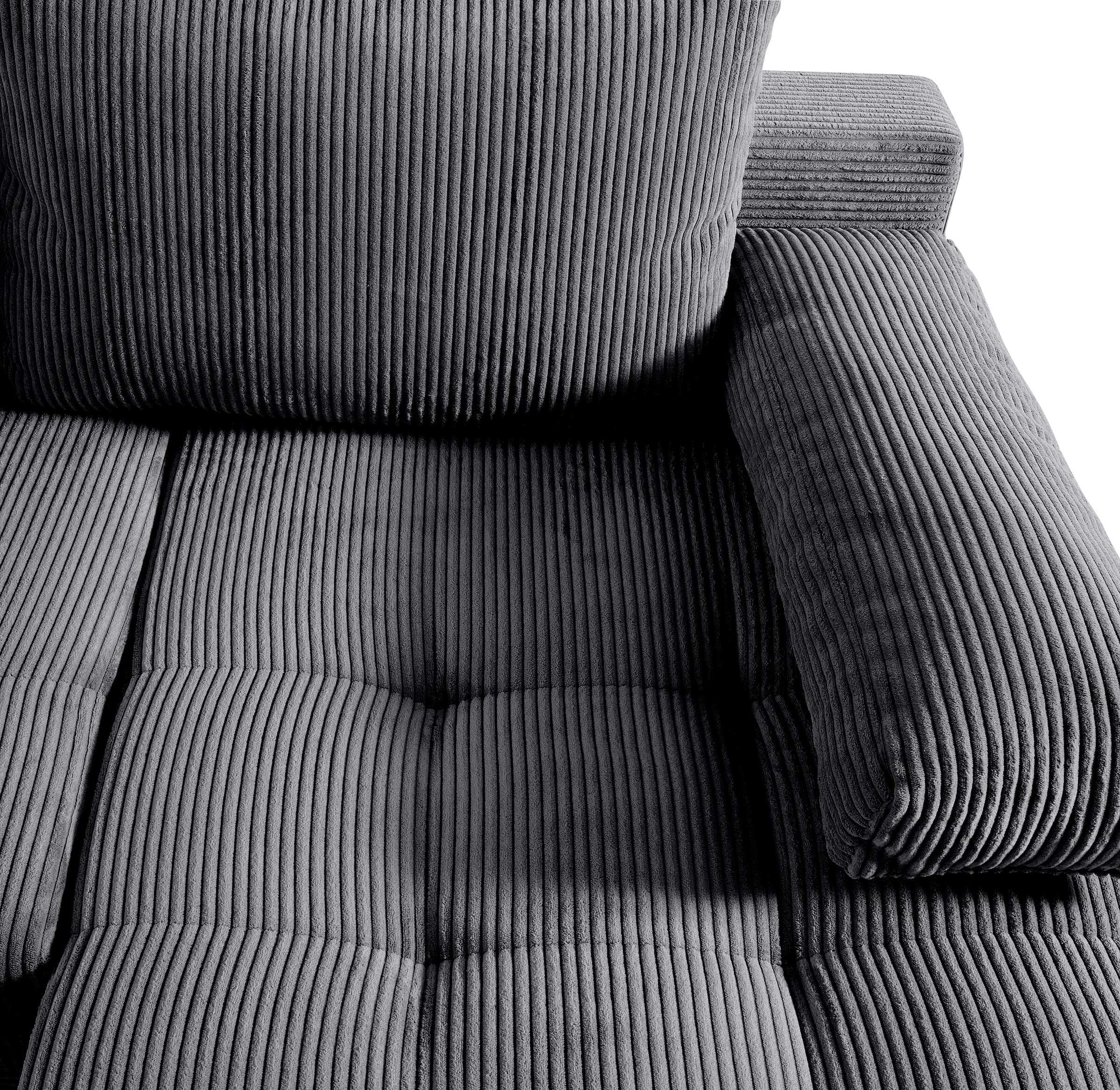 COLLECTION AB Wohnlandschaft »Josy, U-Form, Schlafsofa mit Bettkasten«, (Cord-/Mix), flexible Recamiere, Breite: 269cm, inklusive Rückenkissen, Cord