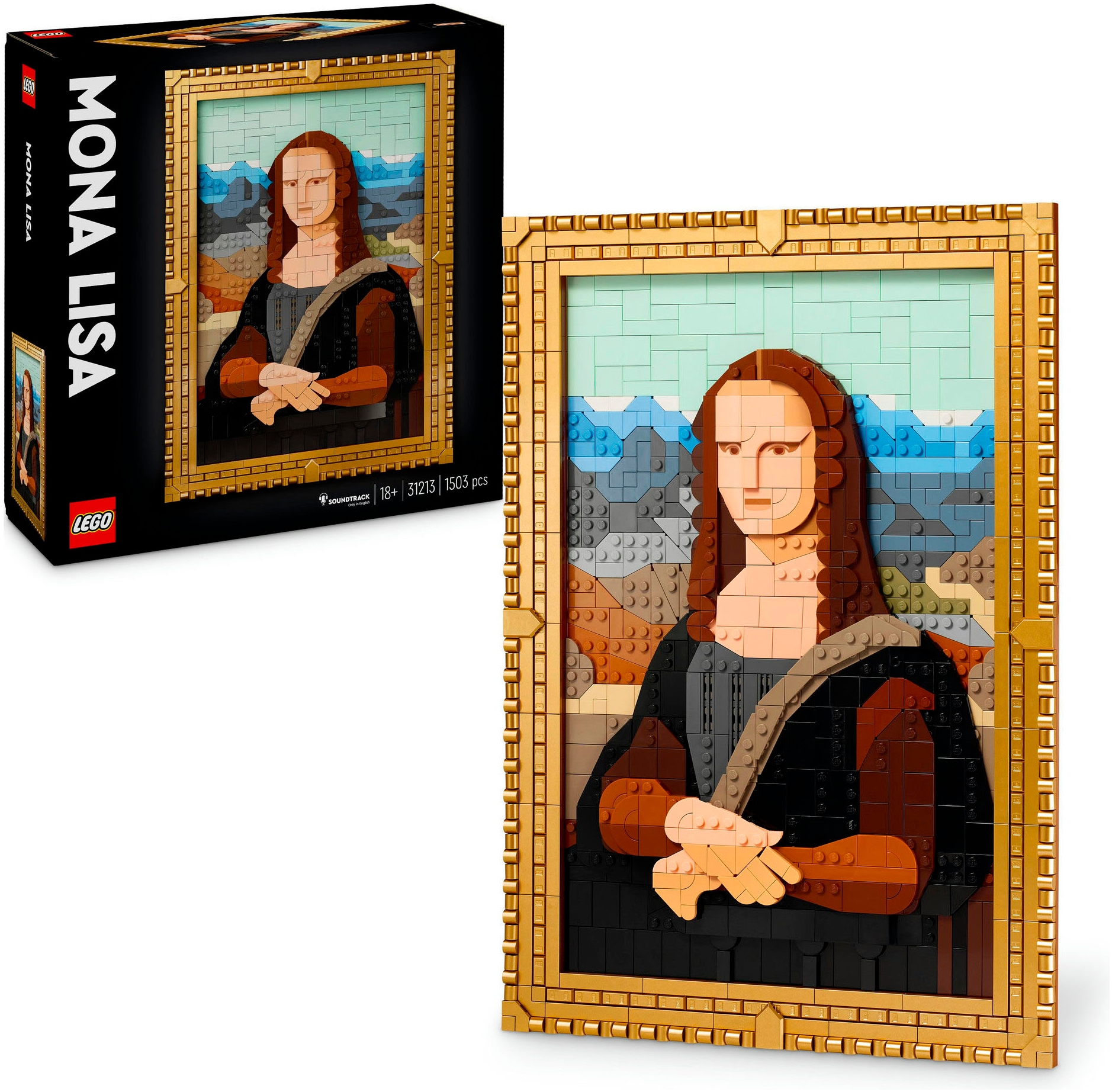 Konstruktionsspielsteine »Mona Lisa (31213), LEGO ART«, (1503 St.), Made in Europe