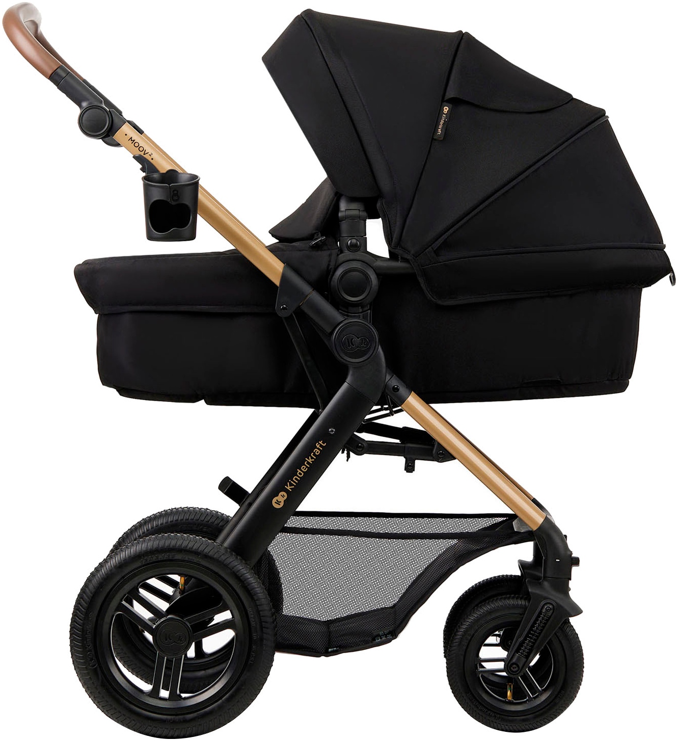 Kinderkraft Kombi-Kinderwagen »MOOV 2 4in1 AIR« 27 kg mit Luftreifen