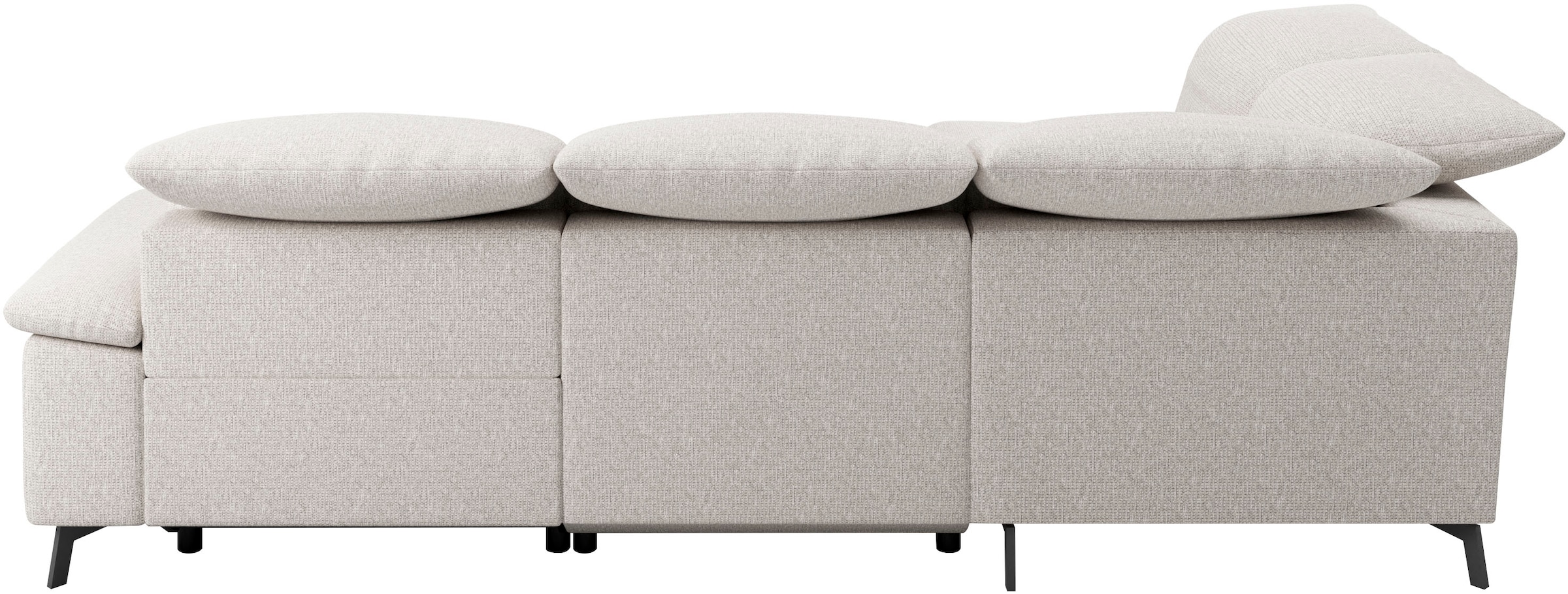 Musterring Ecksofa »MR 370, intelligenter Komfort im modernen Design« Optionale Relaxfunktion, flexible Kopfteile & klappbare Armlehnen