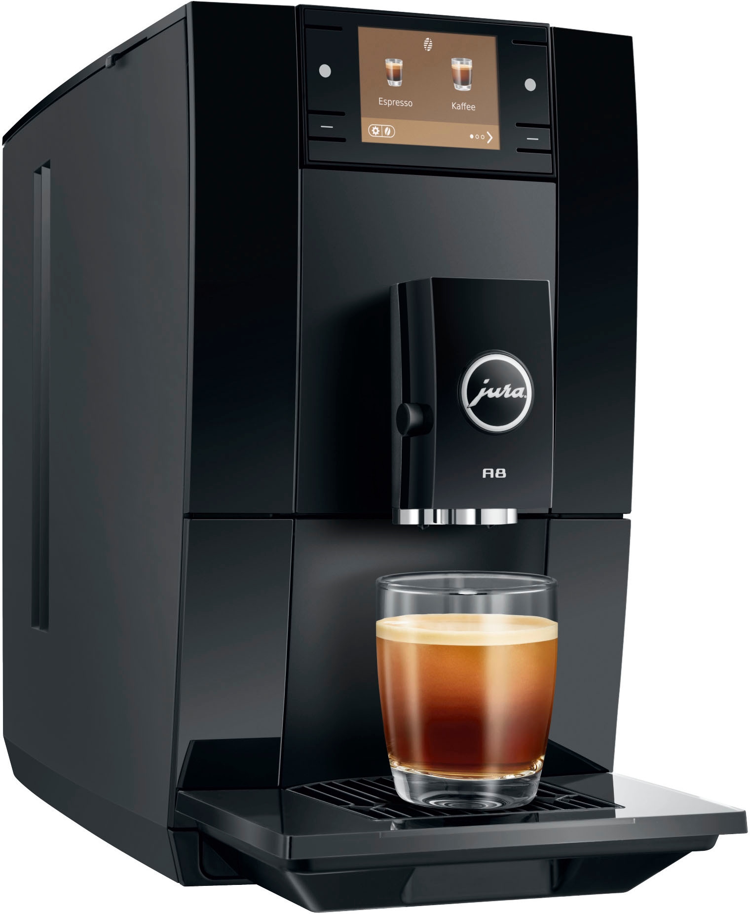 JURA Kaffeevollautomat »15736 A8 Piano Black (EA)«