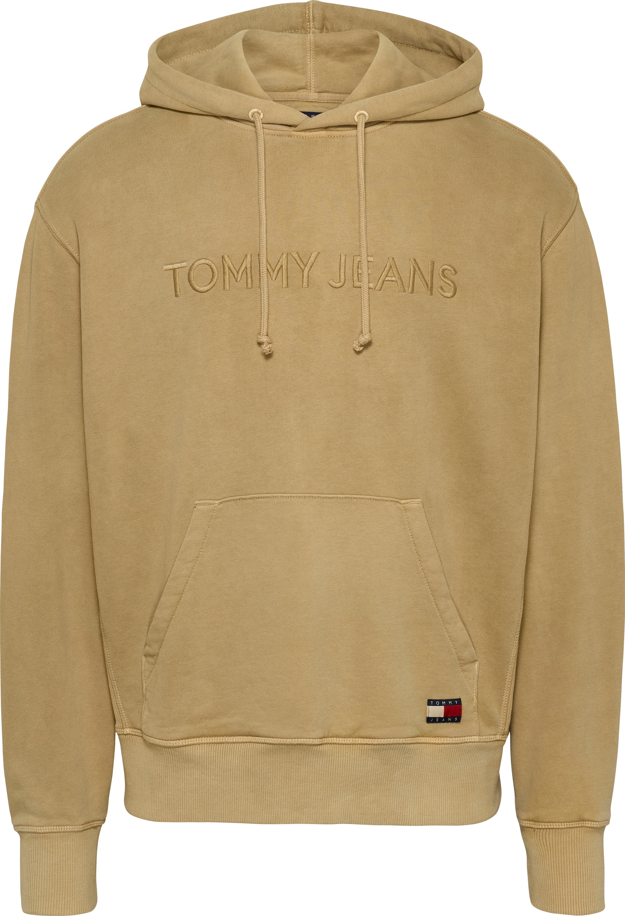 Tommy Jeans Hoodie »TJM RLX TJ LABEL HOODIE«, mit großer Logostickerei