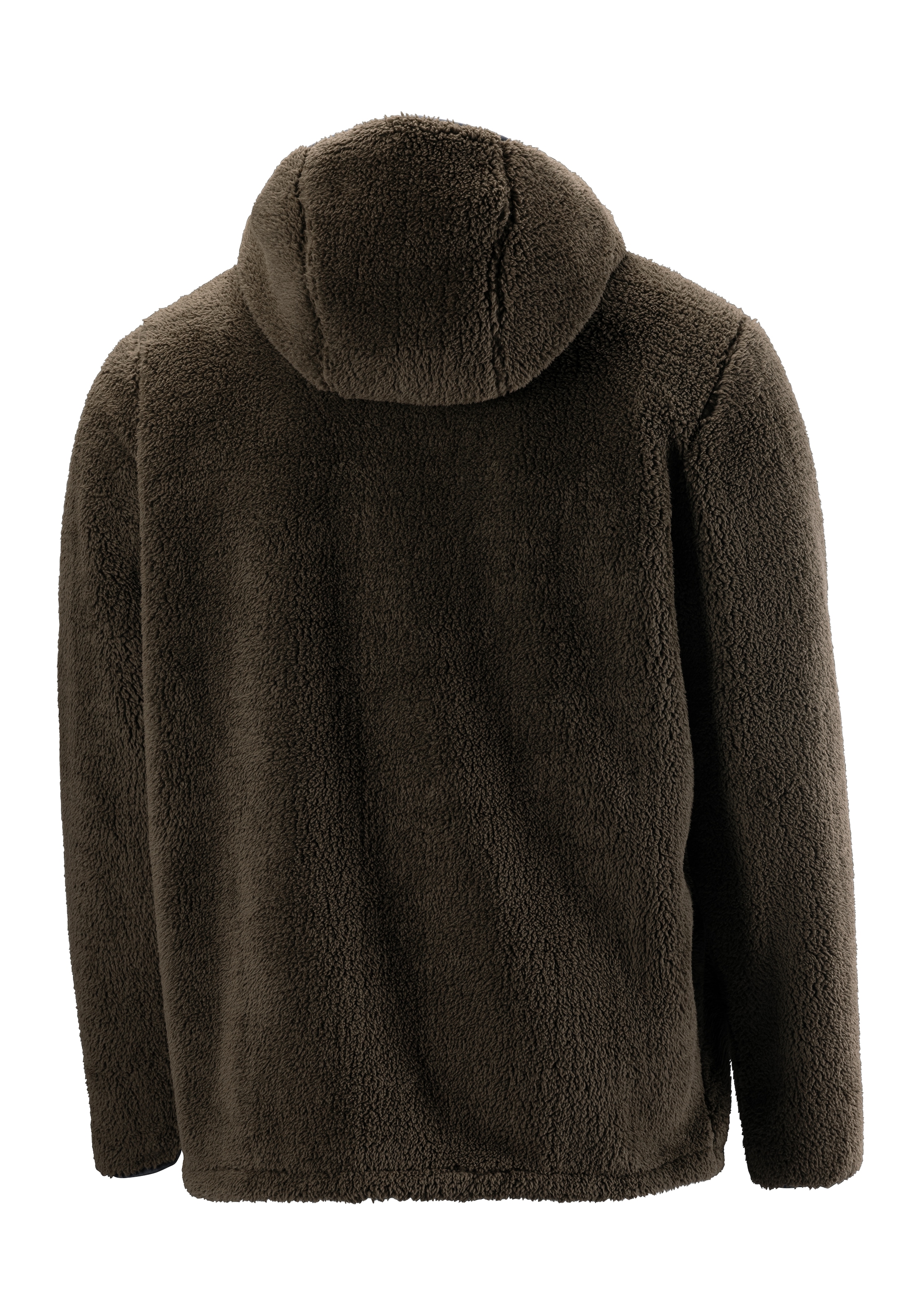 John Devin Kapuzenstrickjacke, in weichem Teddyfleece