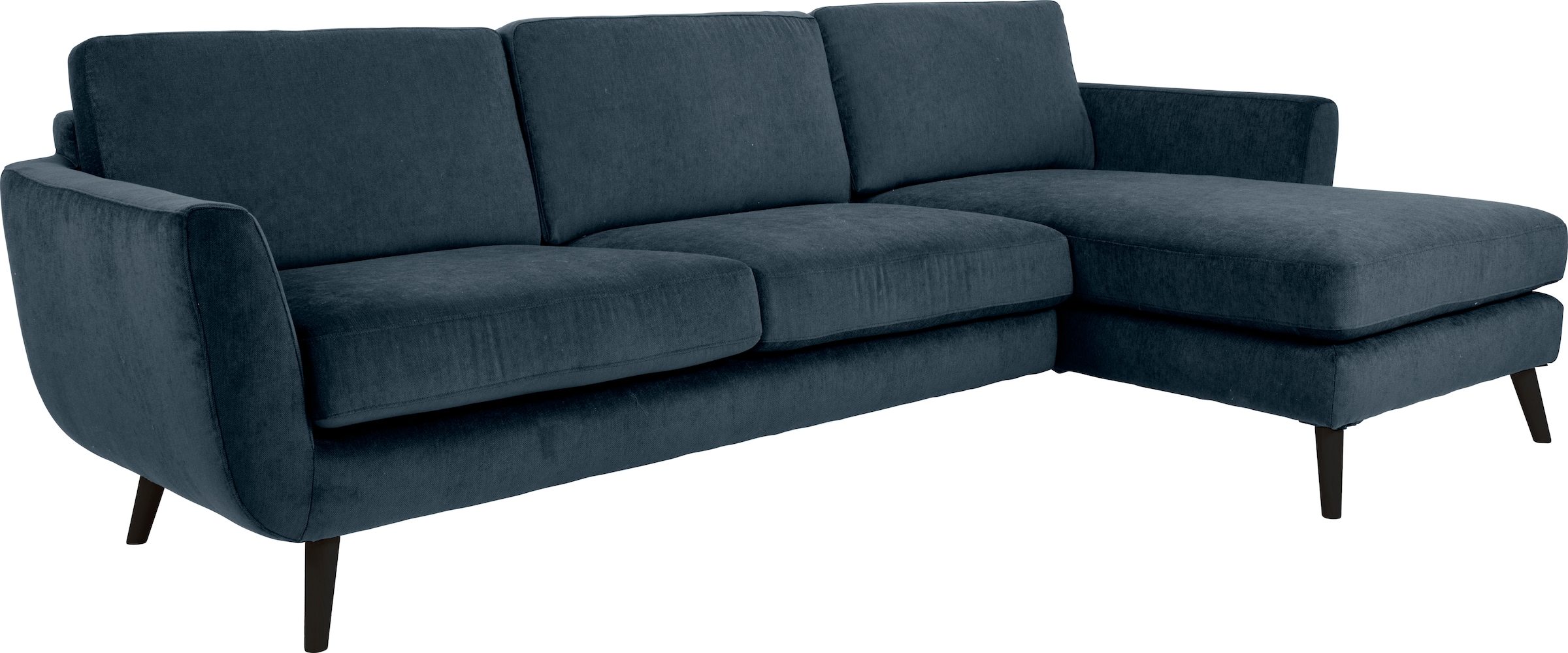 furninova Ecksofa »Smile mit tollem Sitzkomfort, elegant und bequem, L-Form«, im skandinavischen Design, hoher Fuß