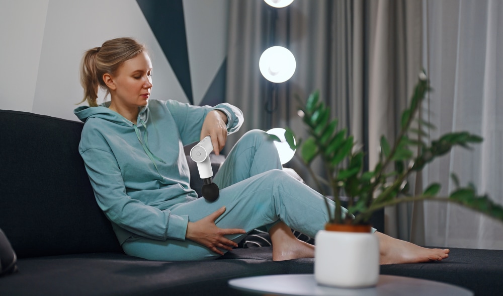 Renpho Massagepistole »Renpho Extend Massage Gun C004«, Inkl.Verlängerungsgriff für schwer zu erreichende Stellen