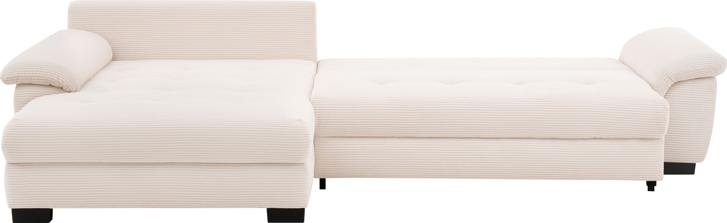 Mr. Couch Ecksofa »Dario, L-Form, mit Bett und Bettkasten« wahlweise mit Kaltschaum