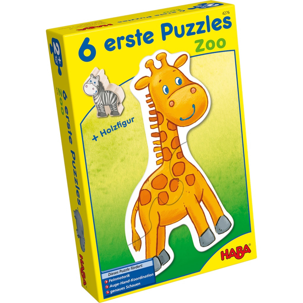 Haba Konturenpuzzle »6 erste Puzzles, Zoo«