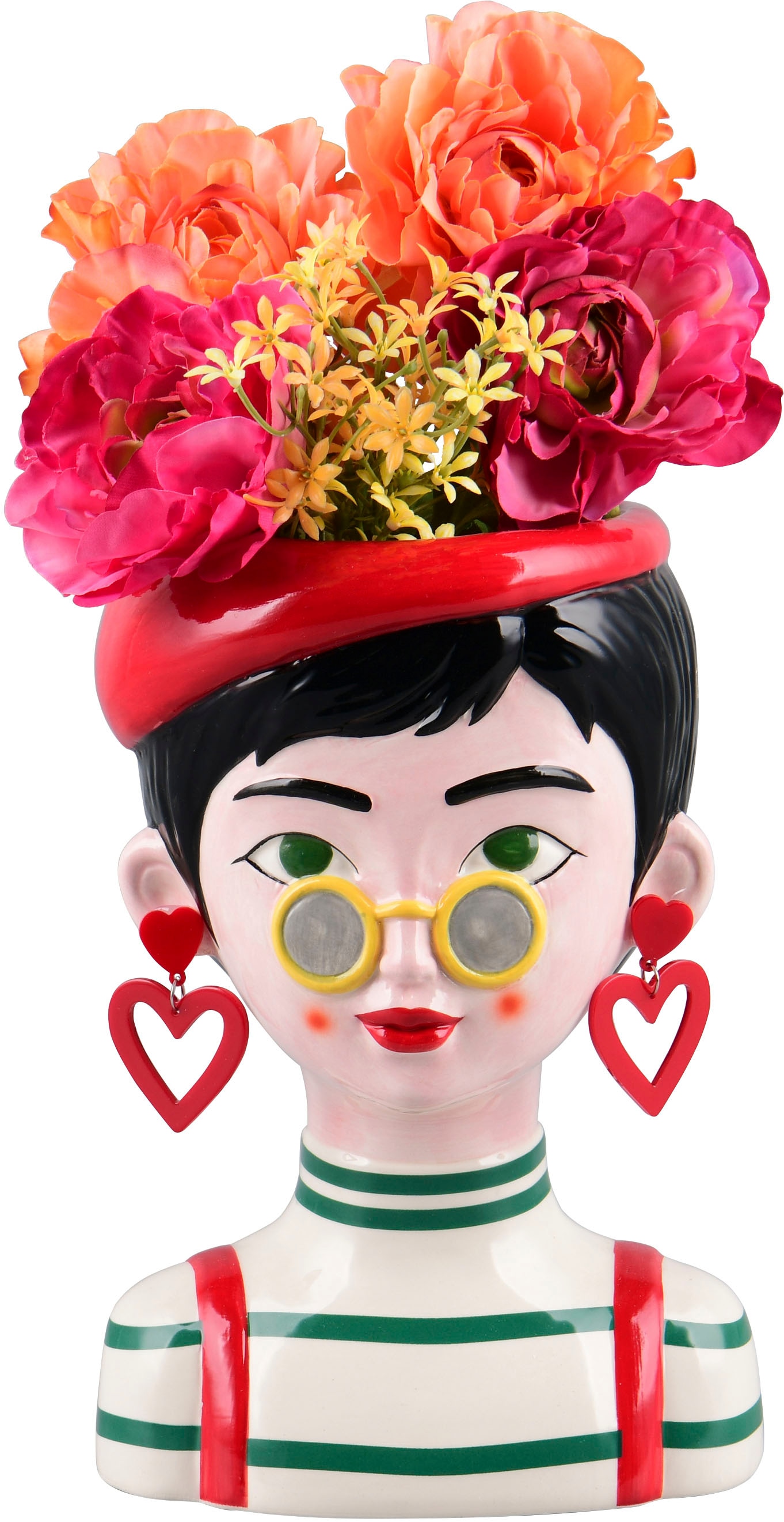 MIRRORS AND MORE Dekovase »MARGA« Bunte Dekovase in auffälliger Form