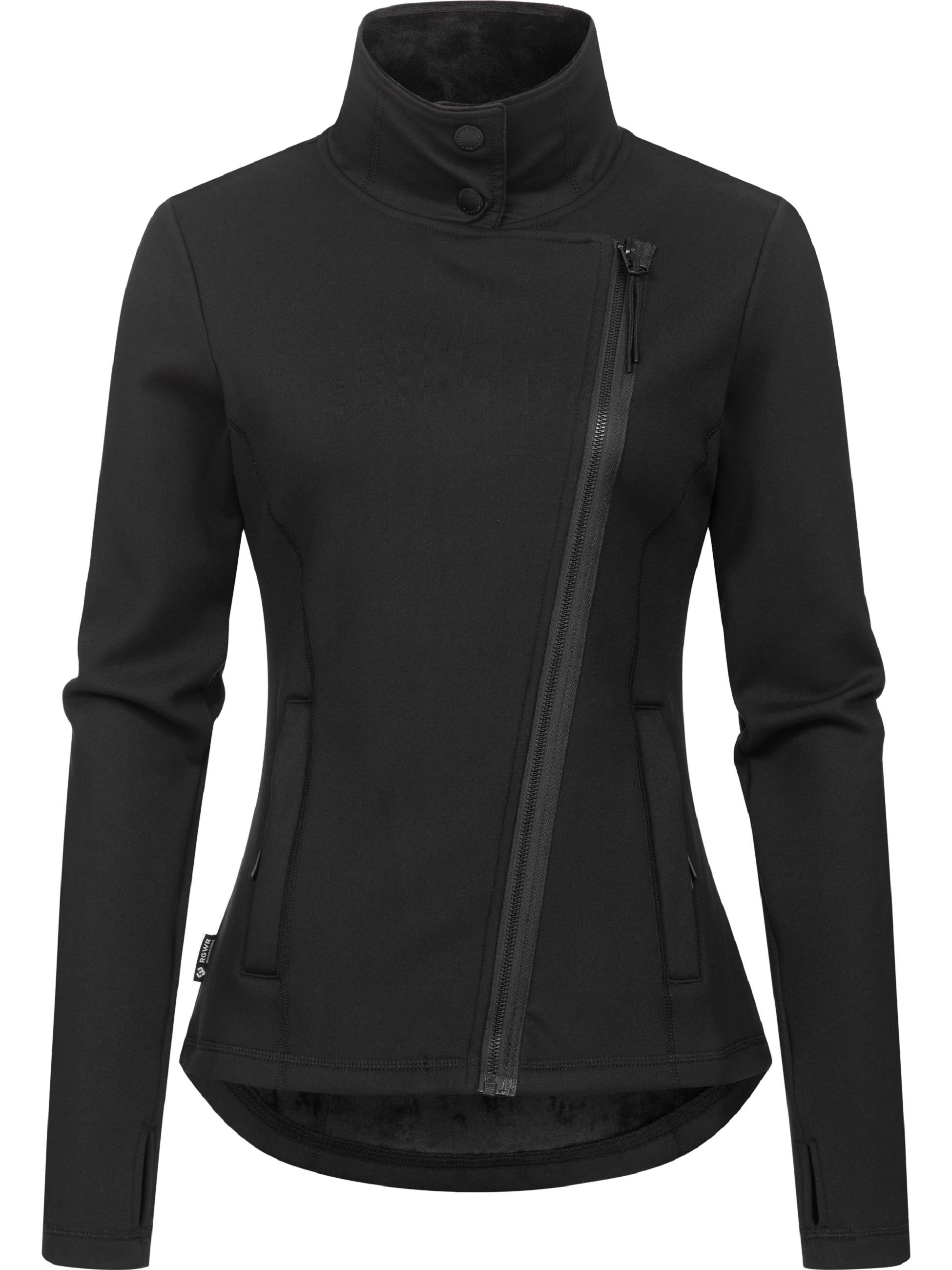 Ragwear Sweatjacke »Sweatjacke Saskie«, Modische Damen Kapuzenjacke mit kuschlig weichem Innenfutter
