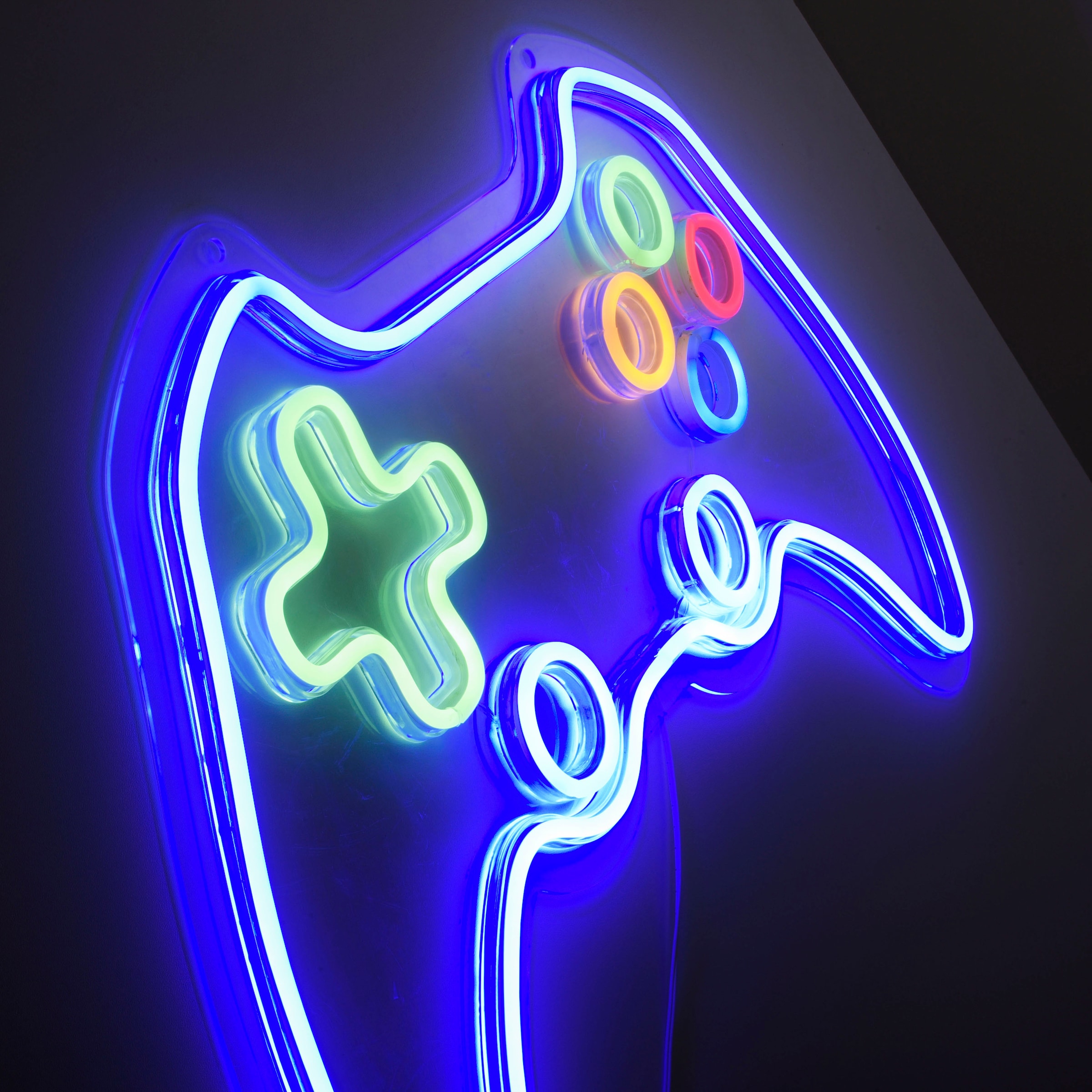 JUST LIGHT LED Wandleuchte »NEON-GAMER«, 1 flammig, Leuchtmittel LED-Board | LED fest integriert