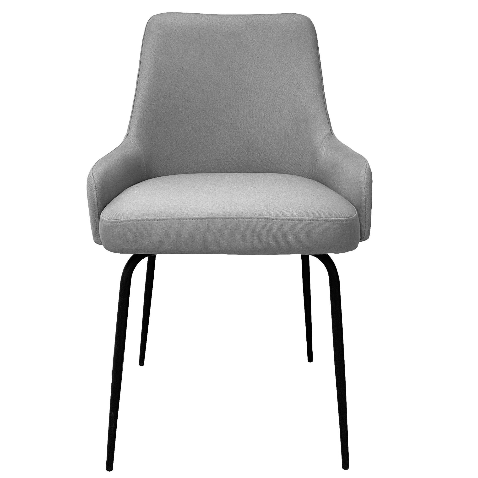 OTTO home Esszimmerstuhl »Cillian« () 1 Stk.pflegeleichter Webstoff, schwarze Metallbeine, Sitzbreite 46 cm