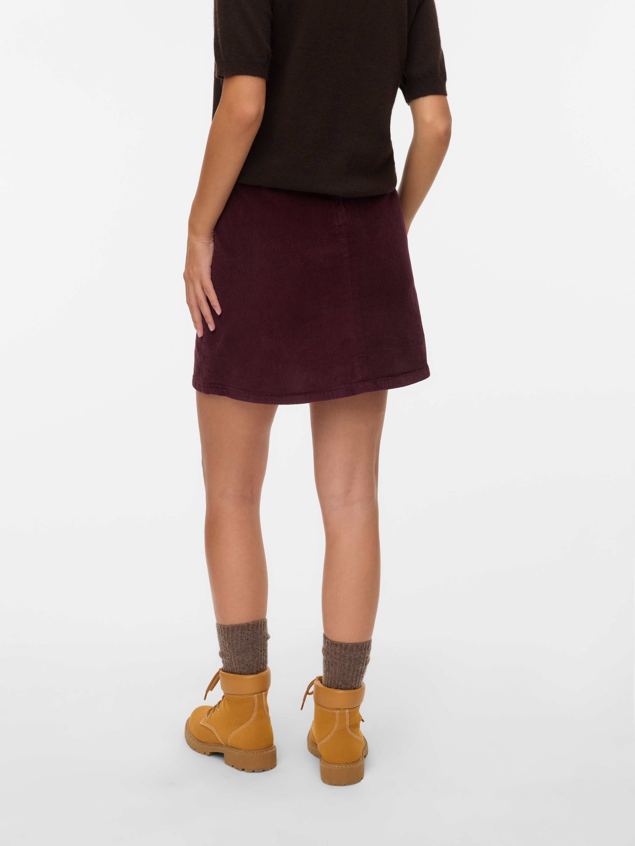 Vero Moda Minirock »VMLULA NELLY HR SHORT CRDRY SKIRT NOOS«