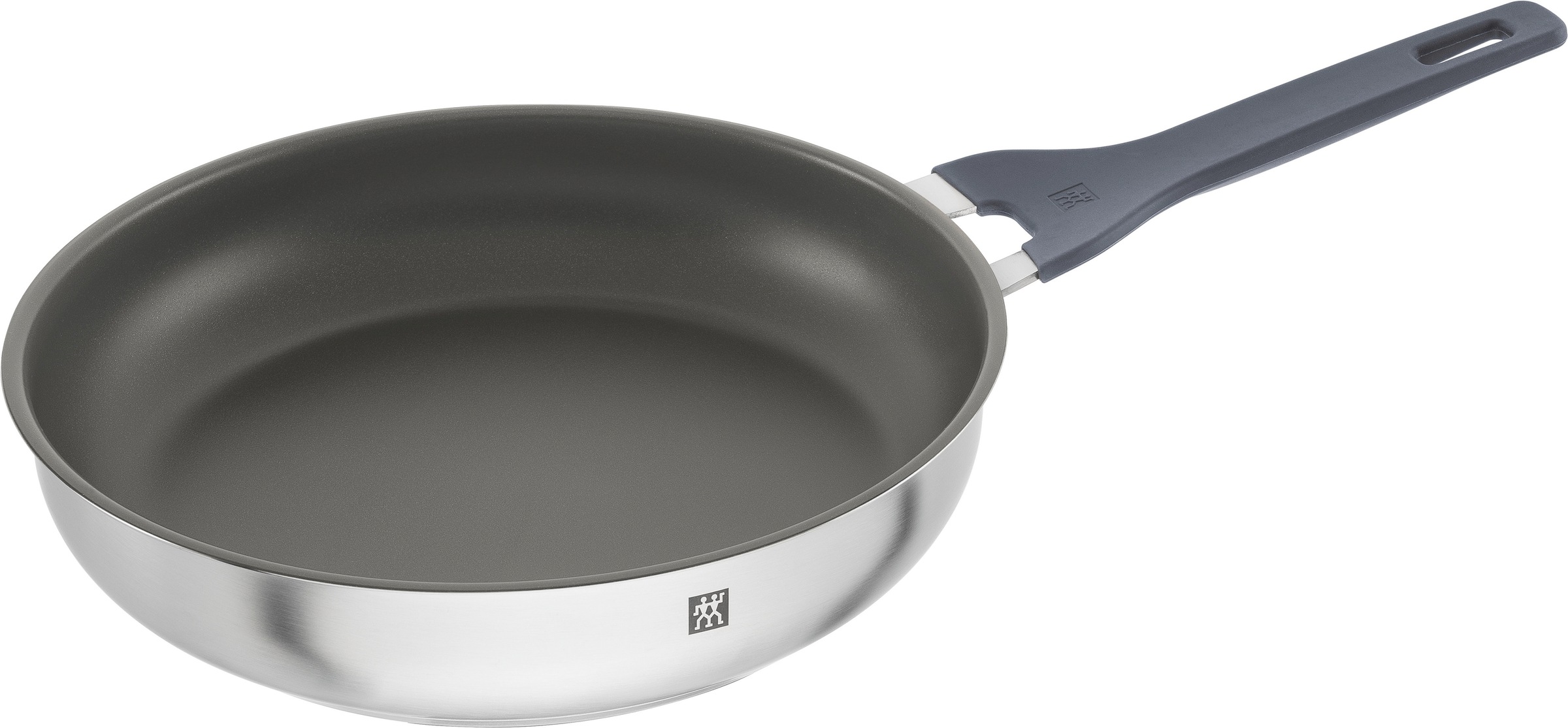 Zwilling Bratpfanne "Simplify" Edelstahl 18/10 1 Stk. tlg. Keramikbeschichtung, Stay-Cool-Griffe, Sandwichboden