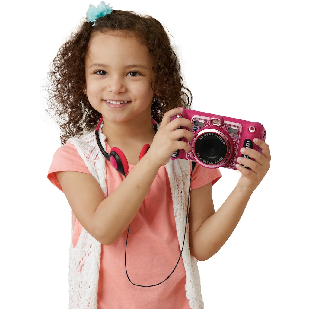 Vtech® Kinderkamera »Kidizoom Duo DX, pink«, 5 MP, inklusive Kopfhörer