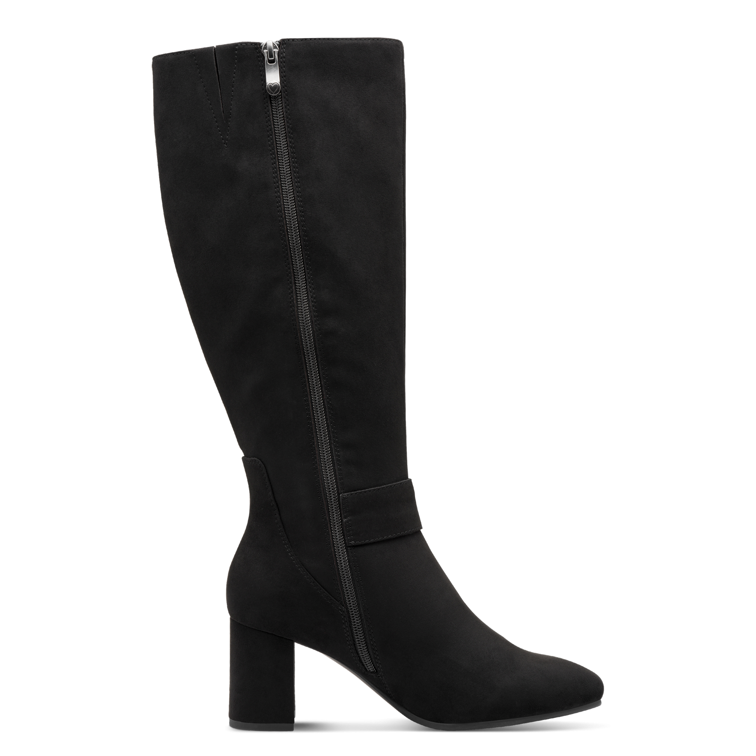 MARCO TOZZI Stiefel  , Blockabsatz, Businessstiefel, Langschaftstiefel mit Zierschnalle