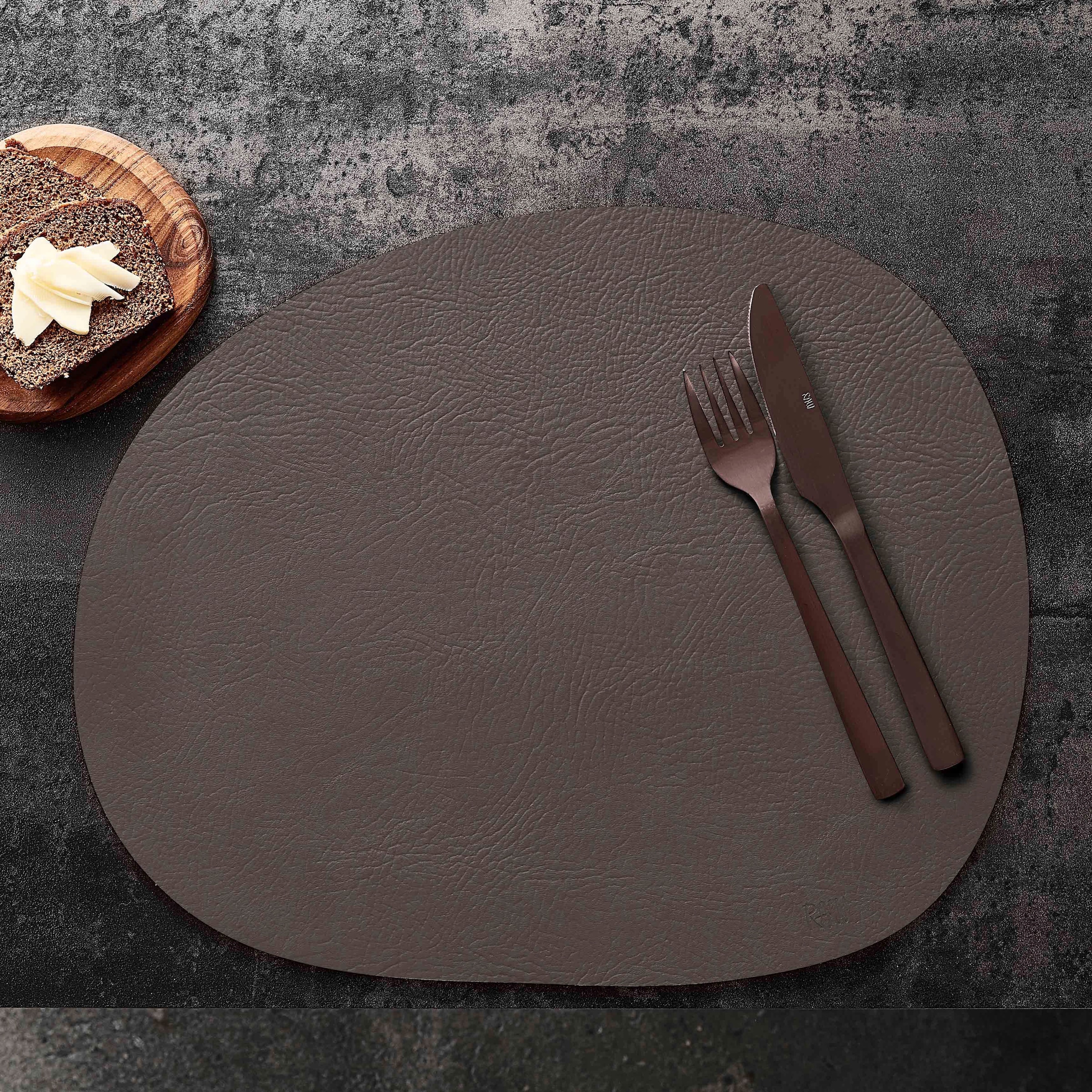 aida RAW Platzset »Buffalo«, (Set, 4 St.), 95 % Recycelleder