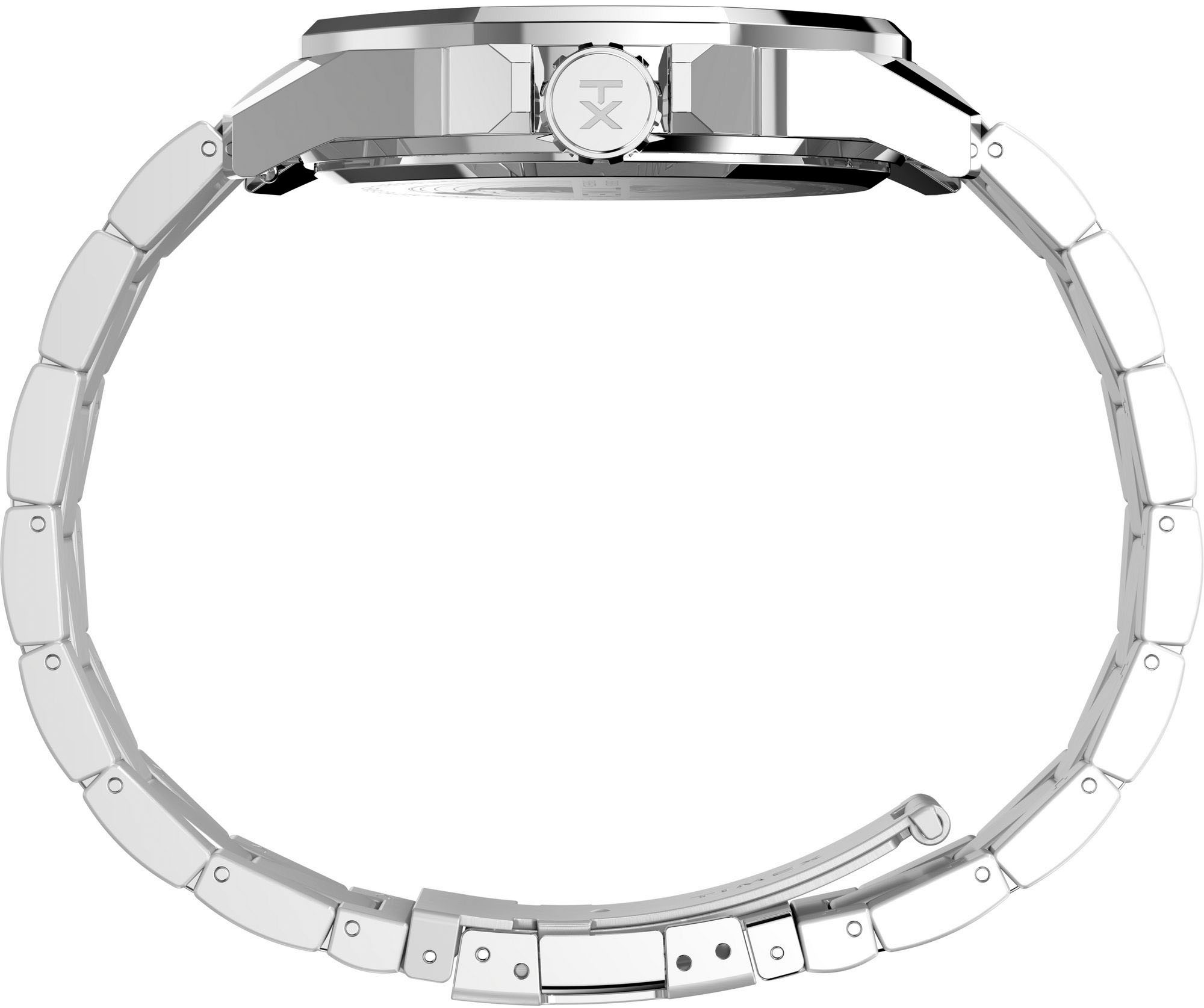 Timex Quarzuhr »ESSEX«, Armbanduhr, Herrenuhr,Edelstahlarmband,Datum, Leuchtzeiger