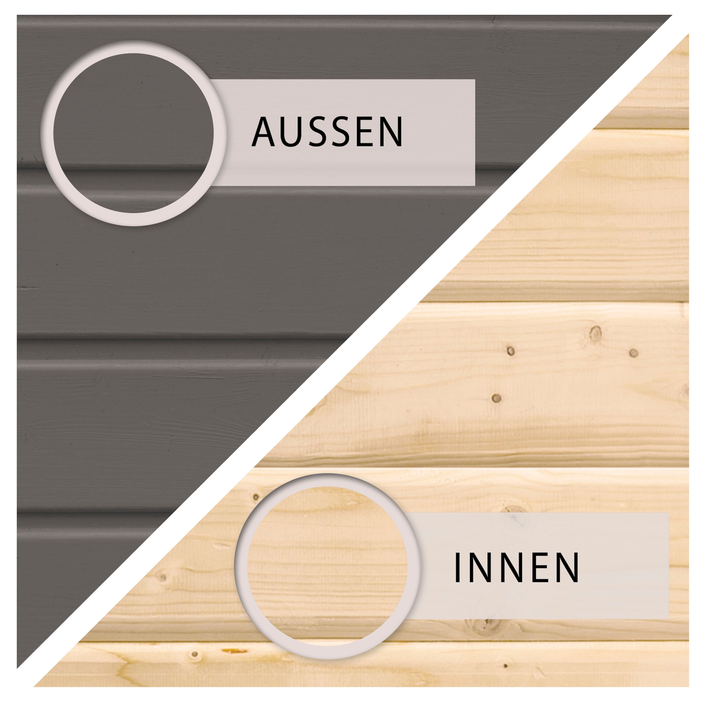 KONIFERA Spielhaus »Kuno«, Fichte, BxTxH: 213x183x253 cm
