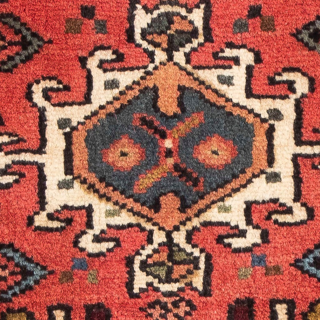morgenland Orientteppich »Perser - Nomadic - 100 x 67 cm - dunkelrot«, rechteckig, Wohnzimmer, Handgeknüpft, Einzelstück mit Zertifikat