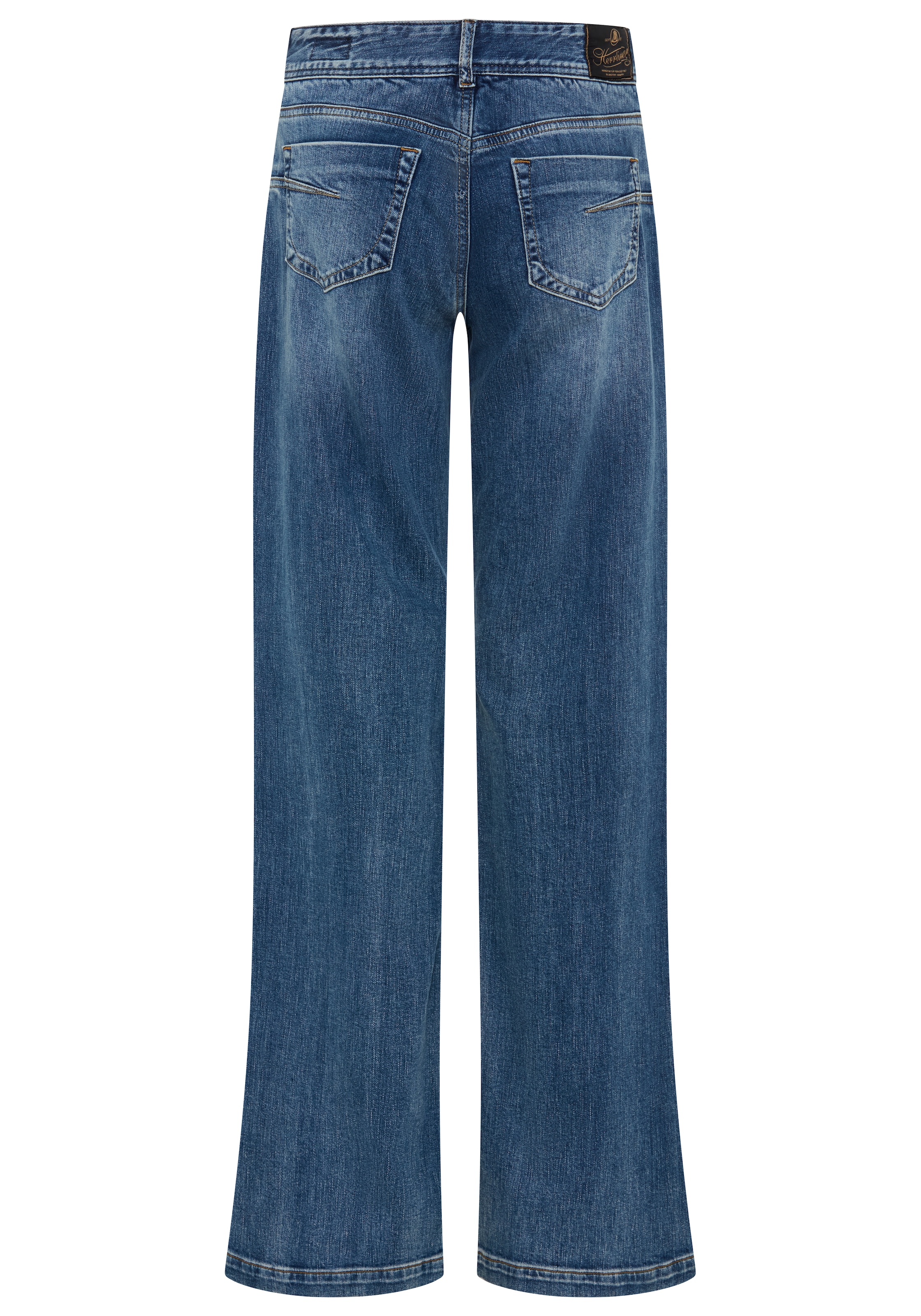 Herrlicher 5-Pocket-Jeans »Edna Denim Stretch« im Flared Fit, Abnäher an den Taschen