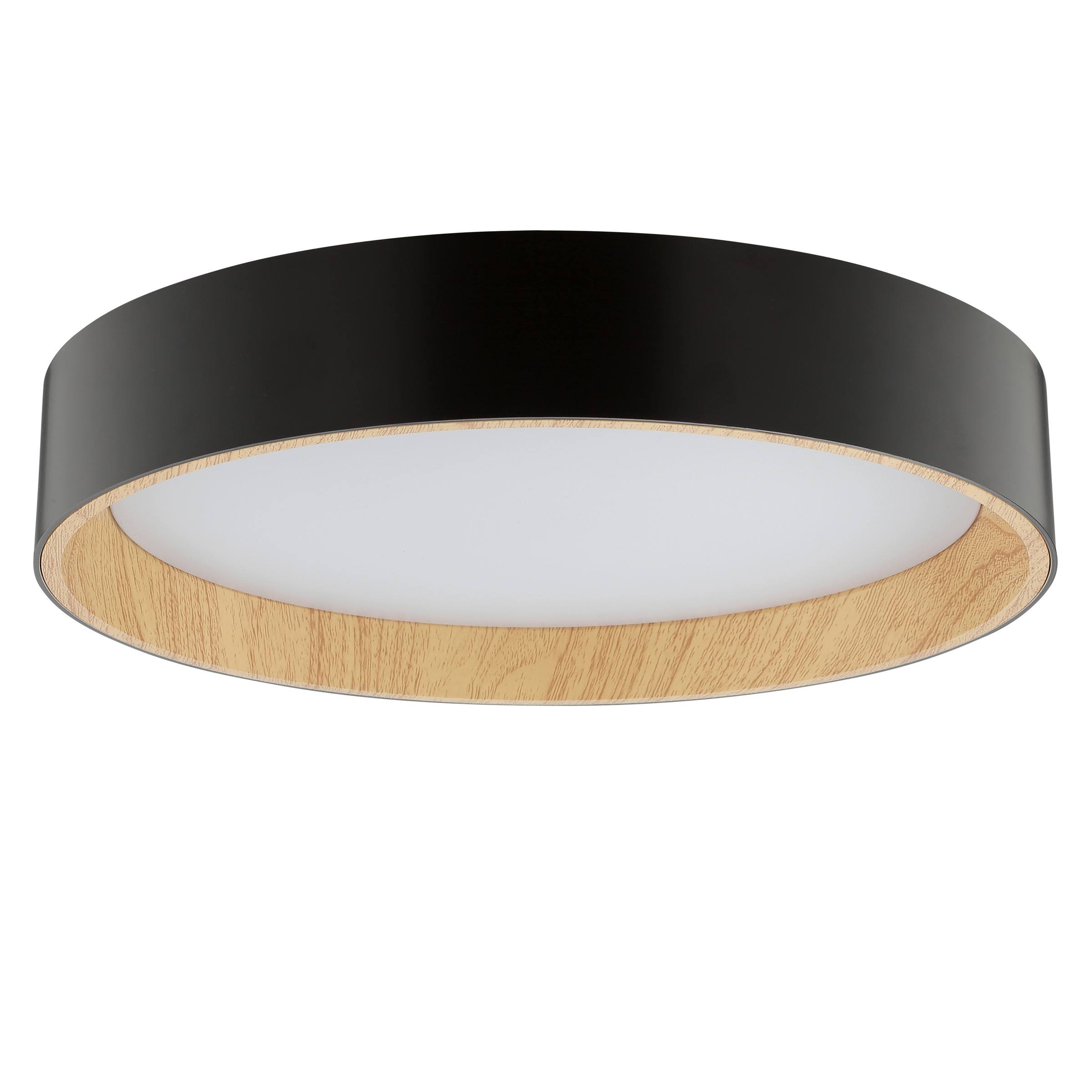 Brilliant LED Deckenleuchte »Larios« LED-Modul 1 Stk. warmweiß - kaltweiß Ø 39 cm, 2100lm, 3000-6500K, dimmbar, braun/schwarz