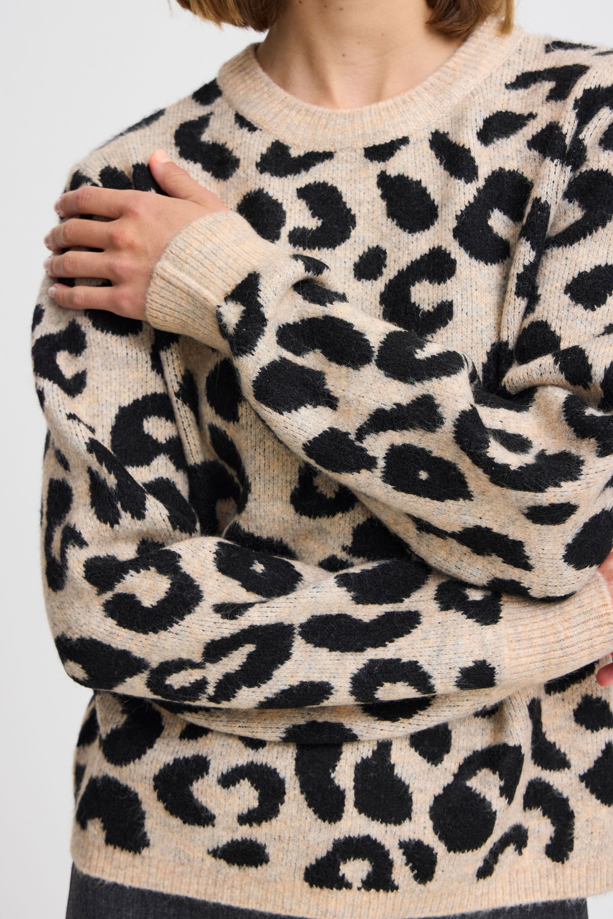 b.young Rollkragenpullover »Rollkragenpullover BYBXMINYA LEOPARD JUMPER -«