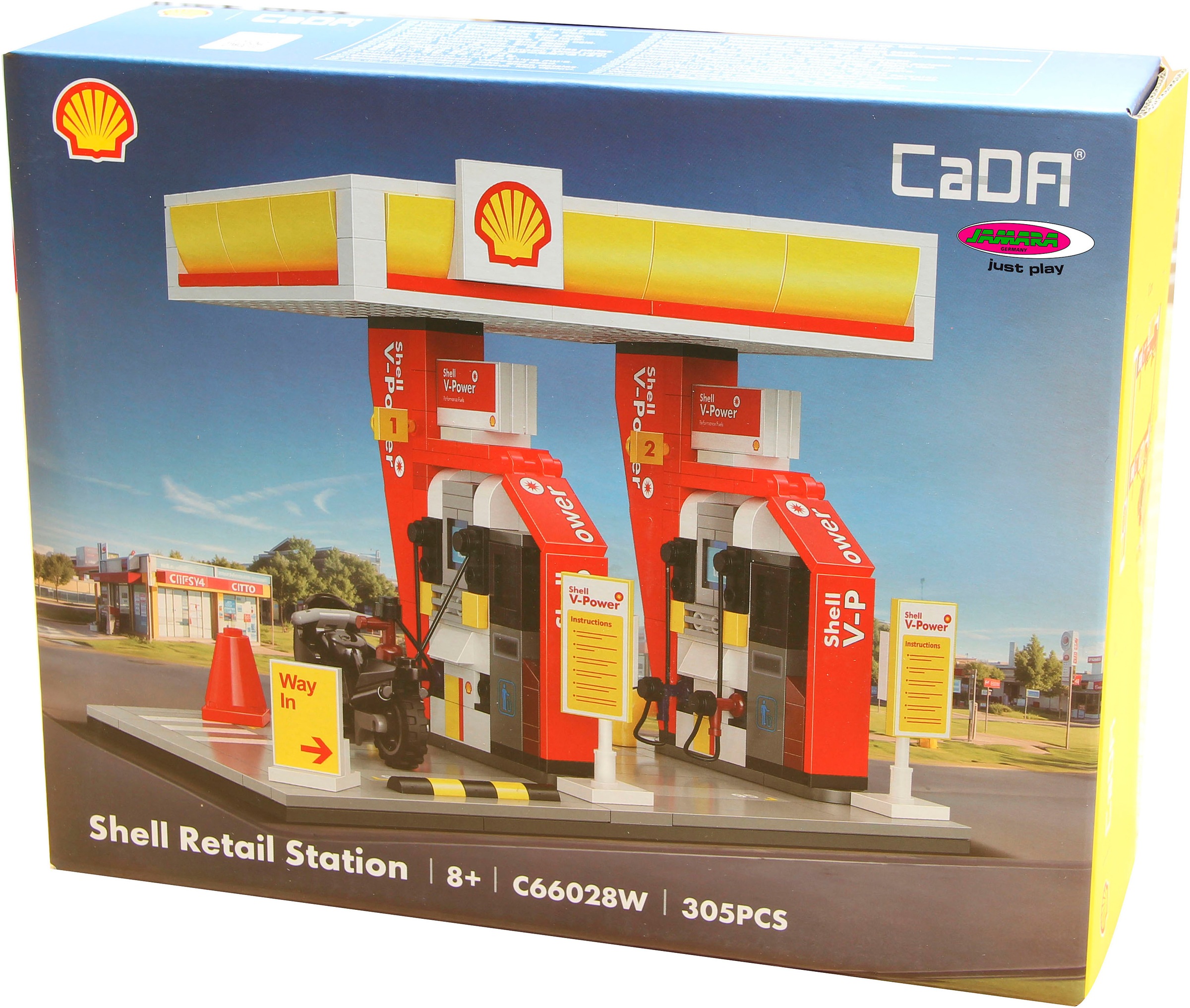 Jamara Konstruktions-Spielset »CaDA, Bricks, Shell Tankstelle (402858)«