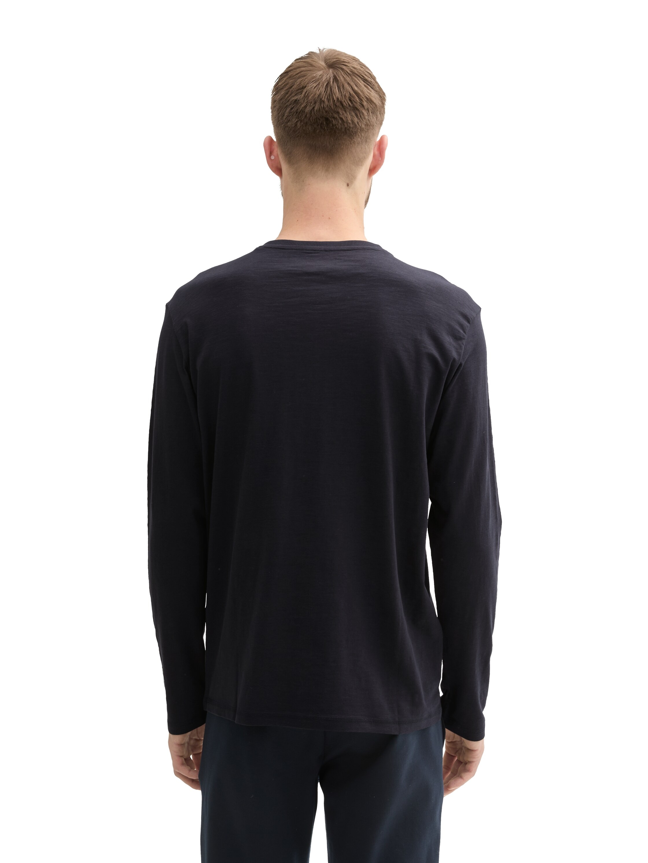 TOM TAILOR Langarmshirt mit Knopfleiste