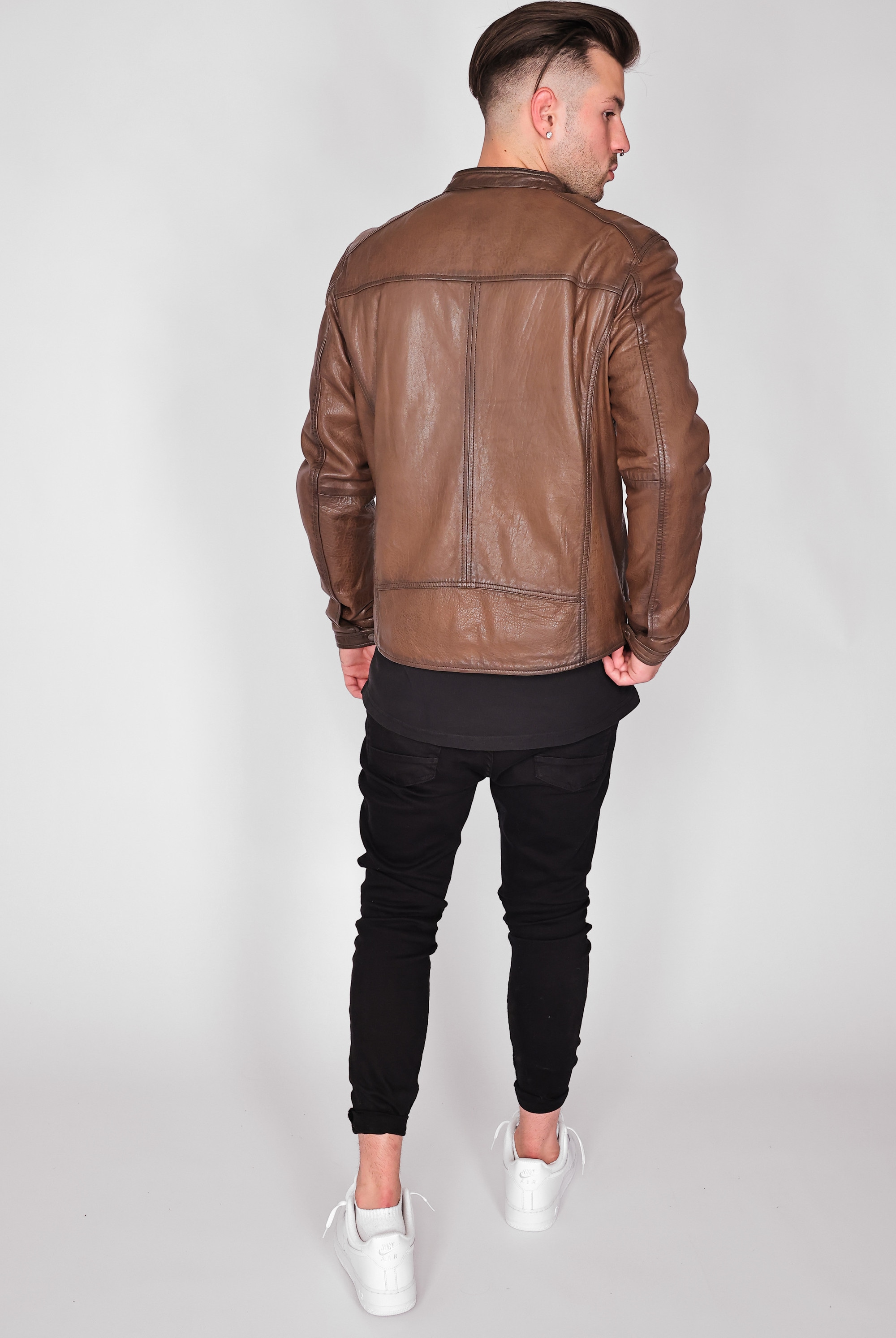 MUSTANG Bikerjacke »Lederjacke 31020238«