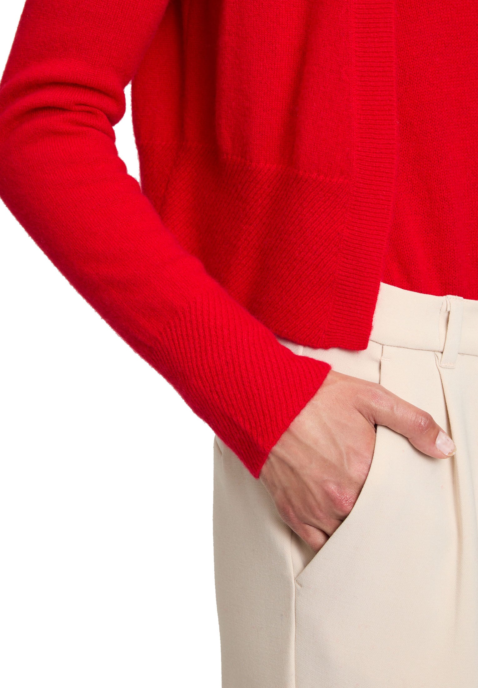Betty Barclay Strickjacke »Kaschmir-Strickjacke mit Rippbündchen«