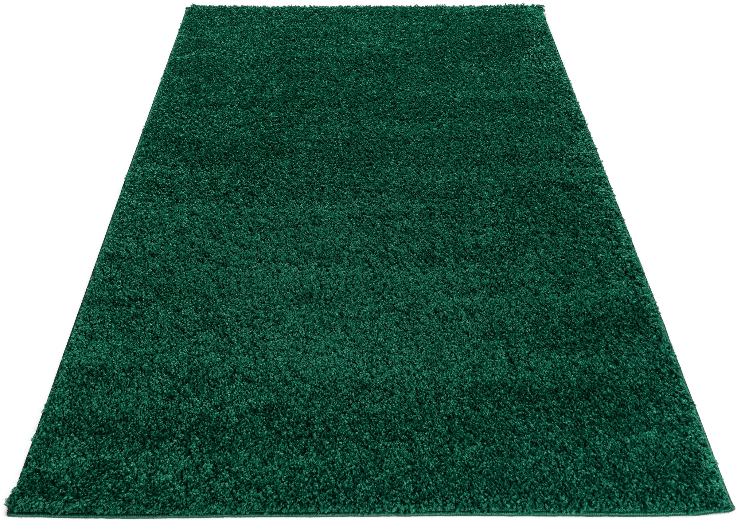 Home affaire Hochflor-Teppich »Shaggy 30«, rechteckig, 30 mm Höhe, Teppich, Uni Farben, besonders weich und kuschelig