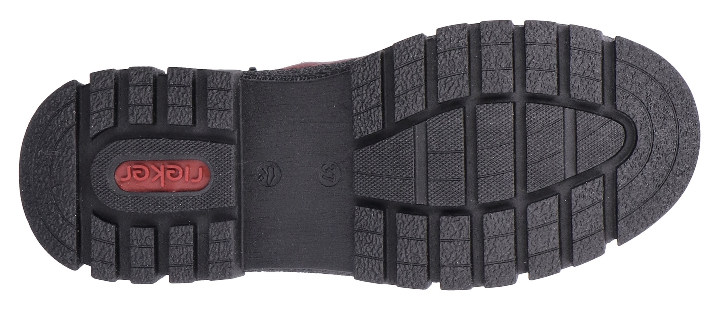 Rieker Winterstiefelette  Plateauboots, Winterboots mit Innenreißverschluss, bequeme Form