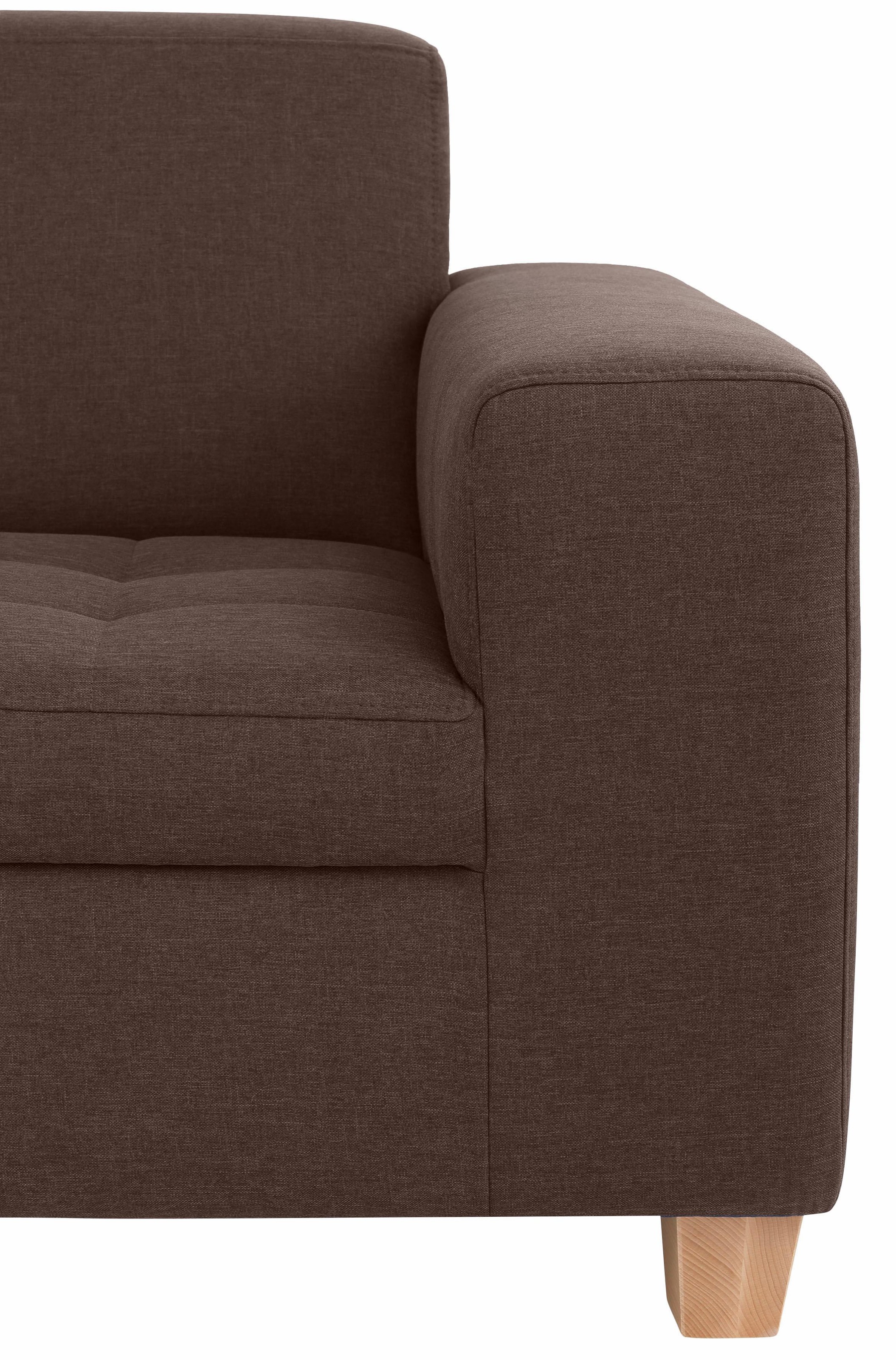 Home affaire 3-Sitzer »Corby« mit Steppung auf Sitzfläche