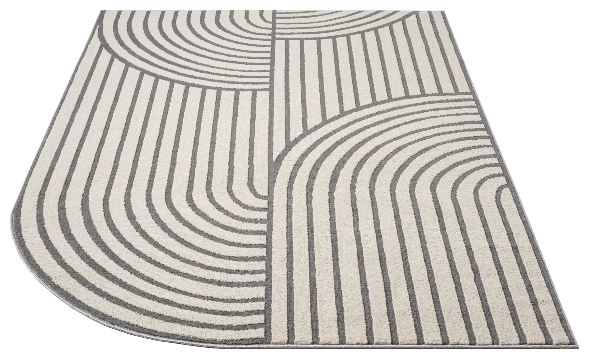 s.Oliver Teppich »Cilla, besondere Form, modernes Design, dichte Qualität« rechteckig 11 mm Höhe Woll-Look, Skandi, Boho, leichter Glanz, Wohnzimmer, Schlafzimmer