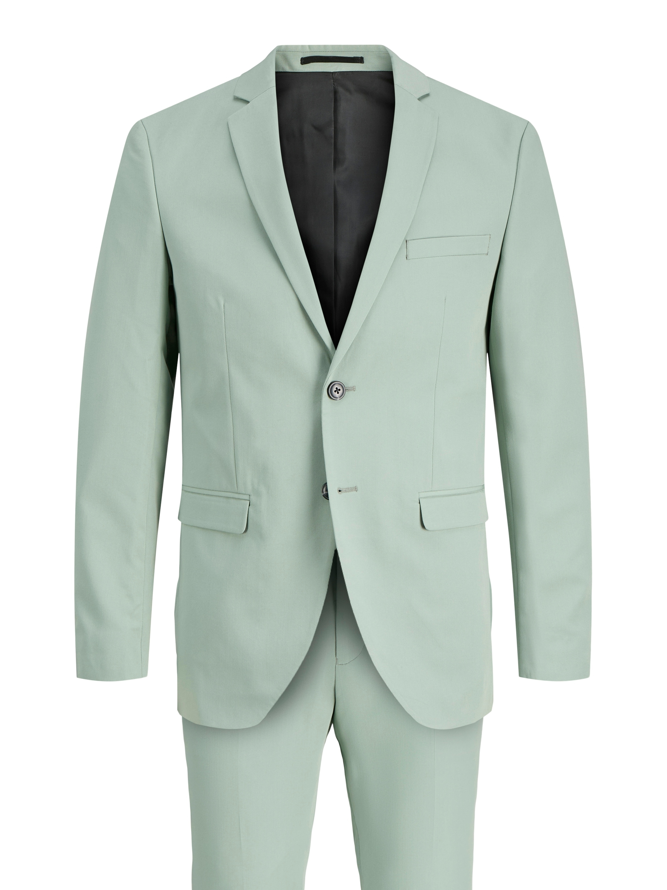 Jack & Jones Anzug »JPRFRANCO  Extra schmal, pflegeleicht, stilvoll mit fallendem Revers« slim fit Materialmix aus Polyester, Viskose und Elasthan
