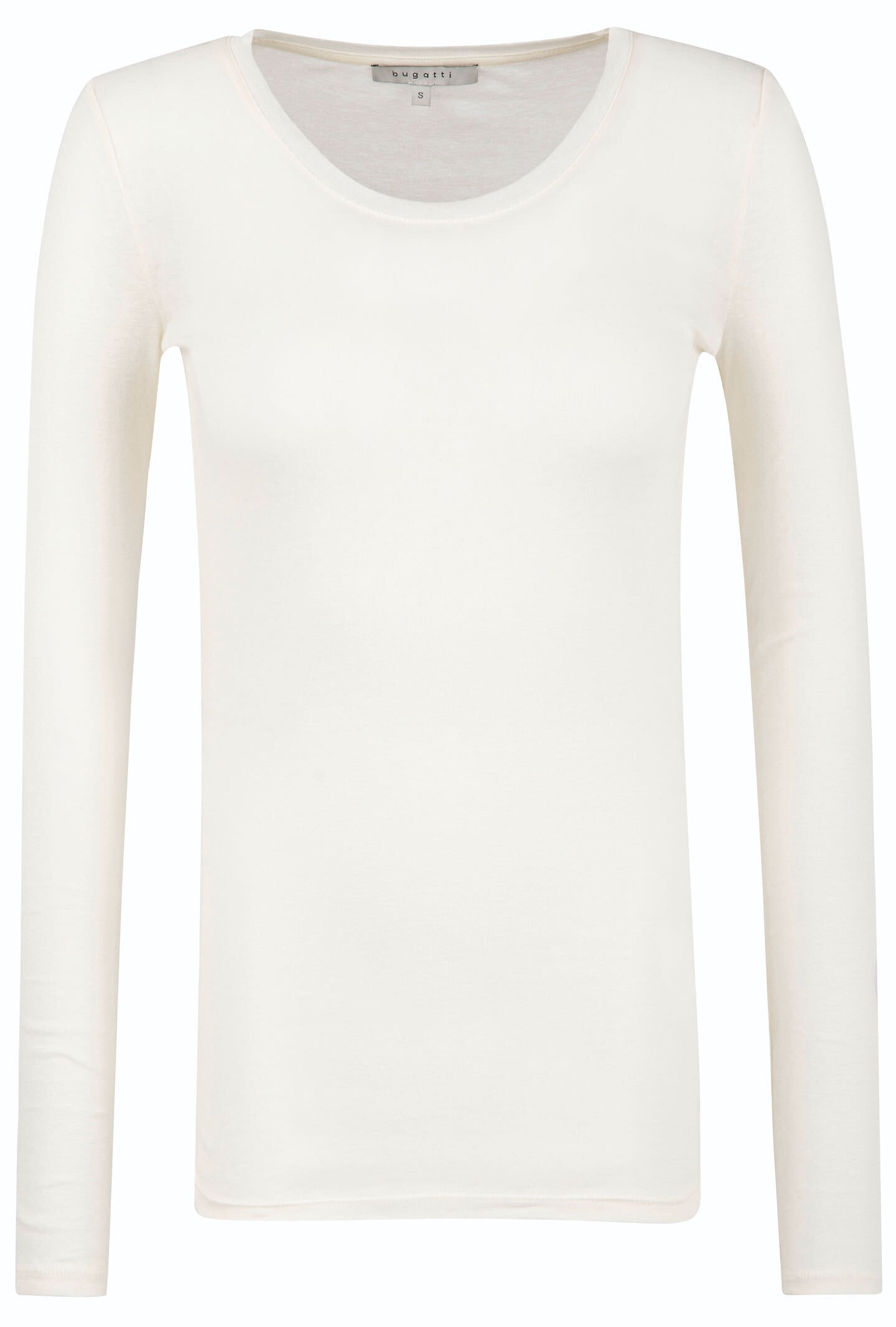 bugatti Langarmshirt, mit Rundhals