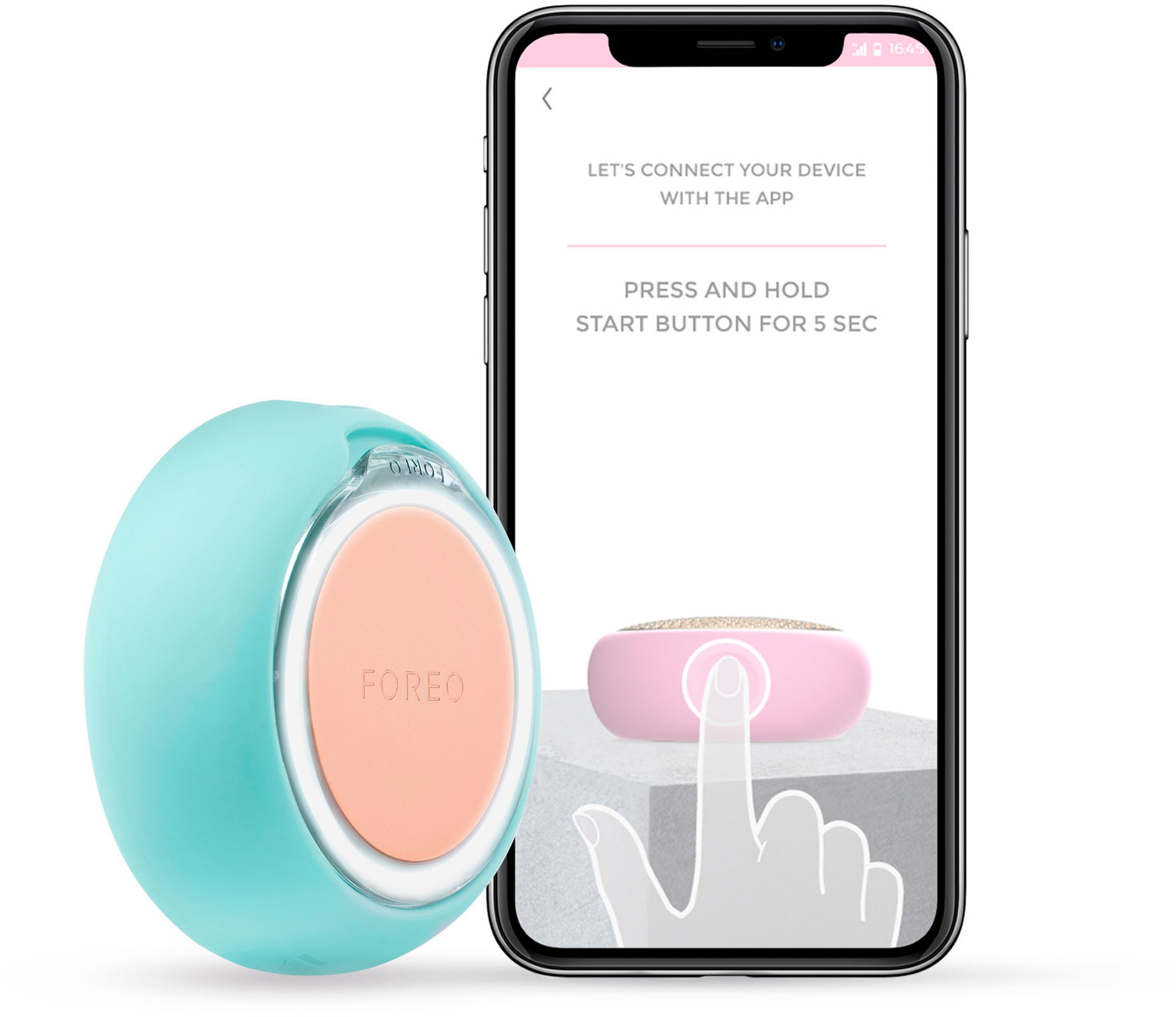 FOREO Elektrische Gesichtsreinigungsbürste »UFO™ 2« Power Maskenbehandlungs-Gerät für alle Hauttypen