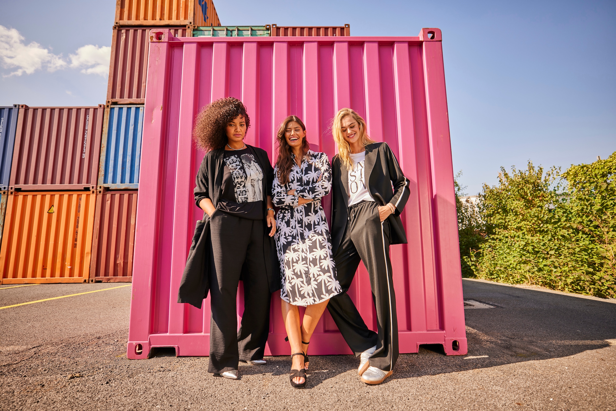 Aniston PLUS Schlupfhose, aus strukturierter Ware