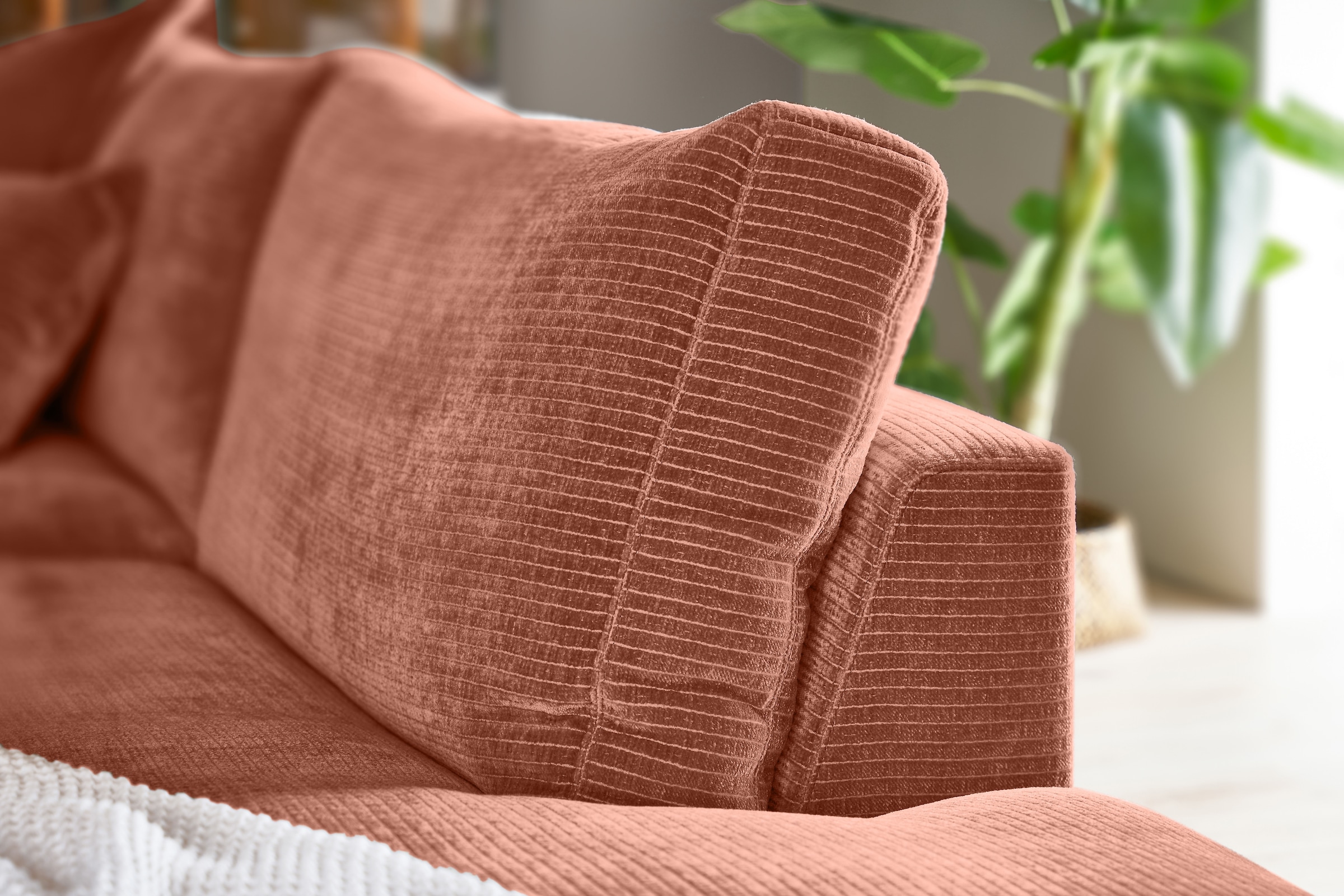 Musterring Ecksofa »Lucia«, verschiedene Farben, großer Longchair mit Armlehne, B330 x T190 cm