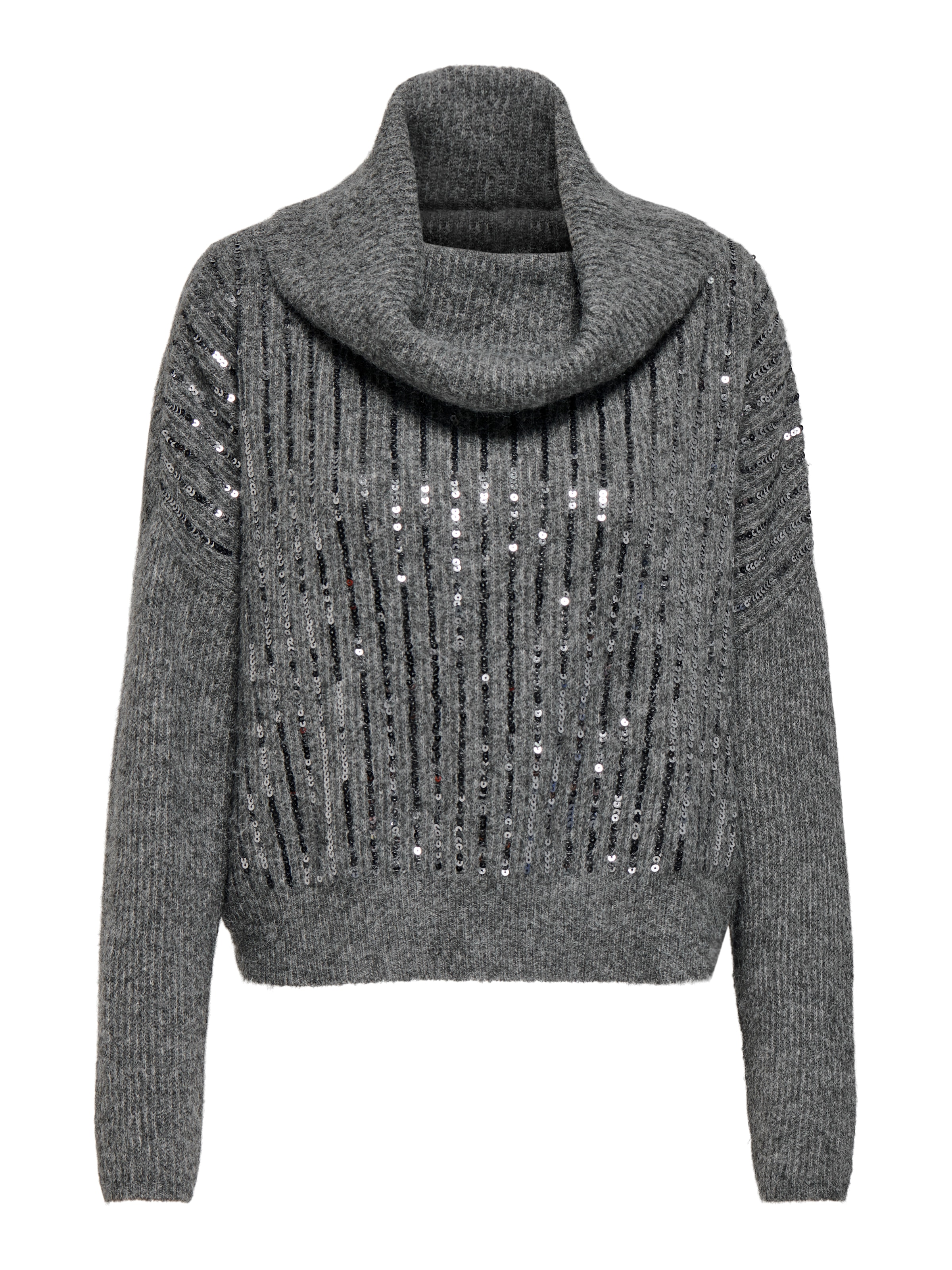 ONLY Rollkragenpullover »ONLMIU LS COWL NECK SEQUIN EX KNT«, mit Pailletten-Details
