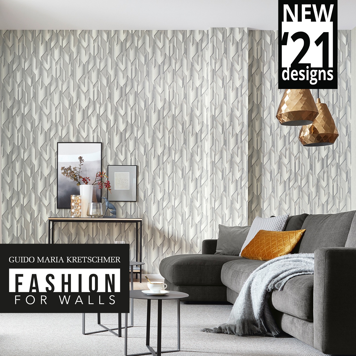 Fashion for walls Vliestapete »Guido Maria Kretschmer - Fashion for Walls«, GMK, Grafisch