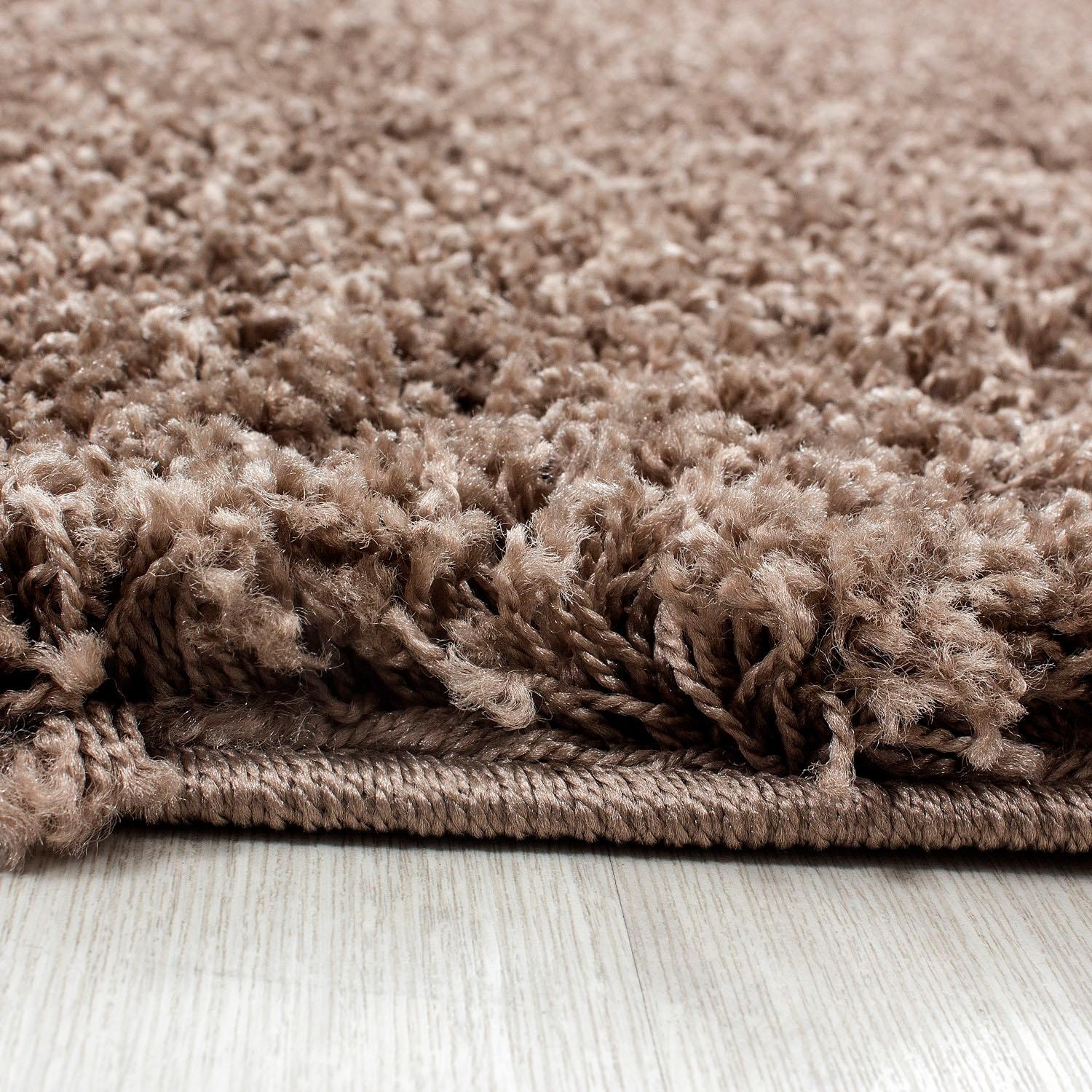 Ayyildiz Teppiche Hochflor-Teppich »Life Shaggy 1500«, rund, 30 mm Höhe, auch in rechteckig, Wohnzimmer, Langflor, große Farbauswahl
