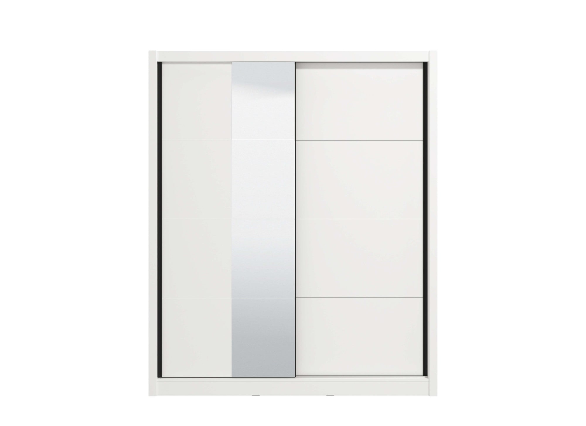 INOSIGN Schwebetürenschrank »Albi, Schlafzimmerschrank, Wäscheschrank in cashmere oder weiß« Kleiderschrank mit Spiegel MIT Innenausstattung,FSC®-zertifiziert