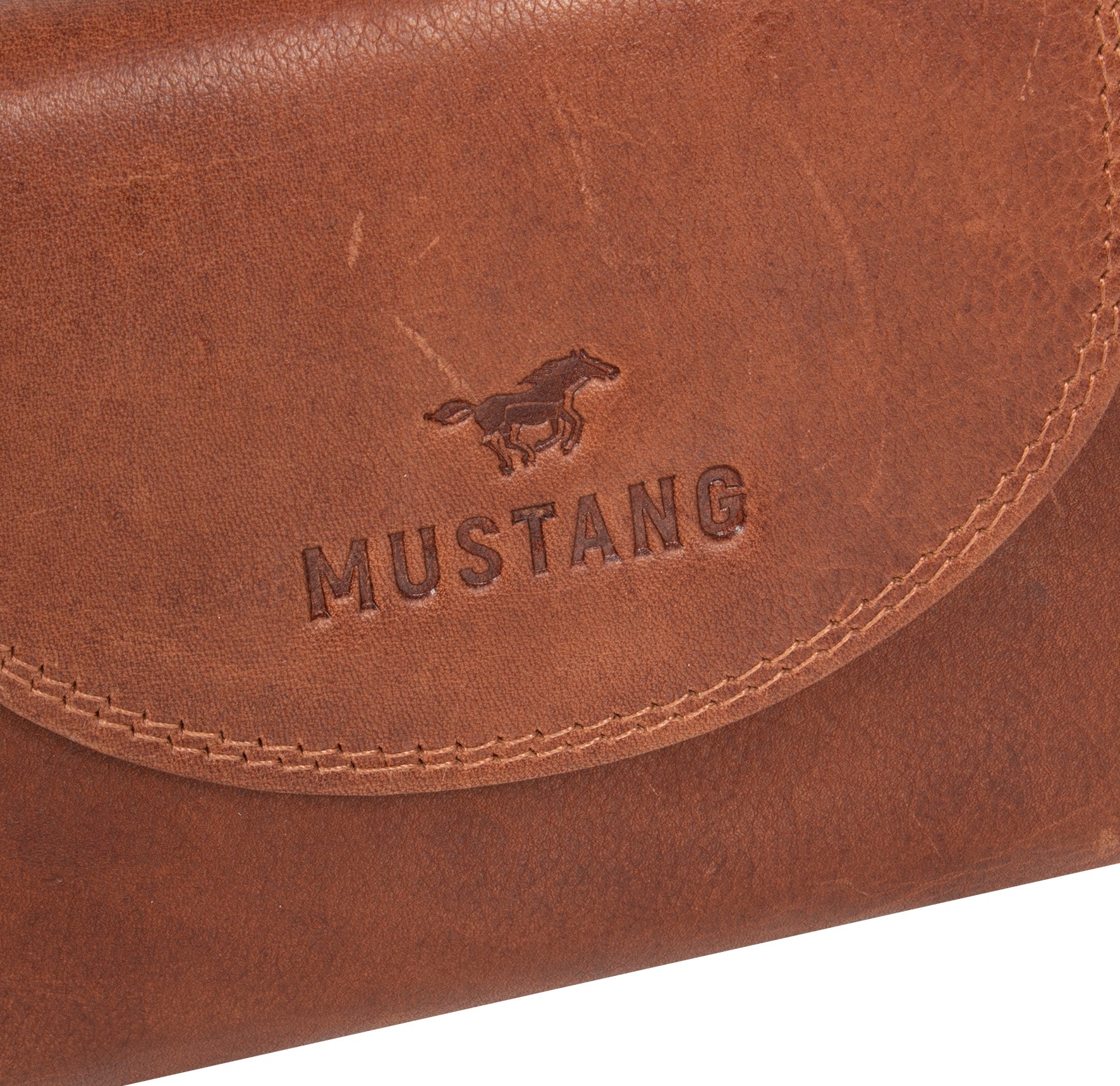 MUSTANG Geldbörse »Udine leather wallet top opening«, im praktischen Format