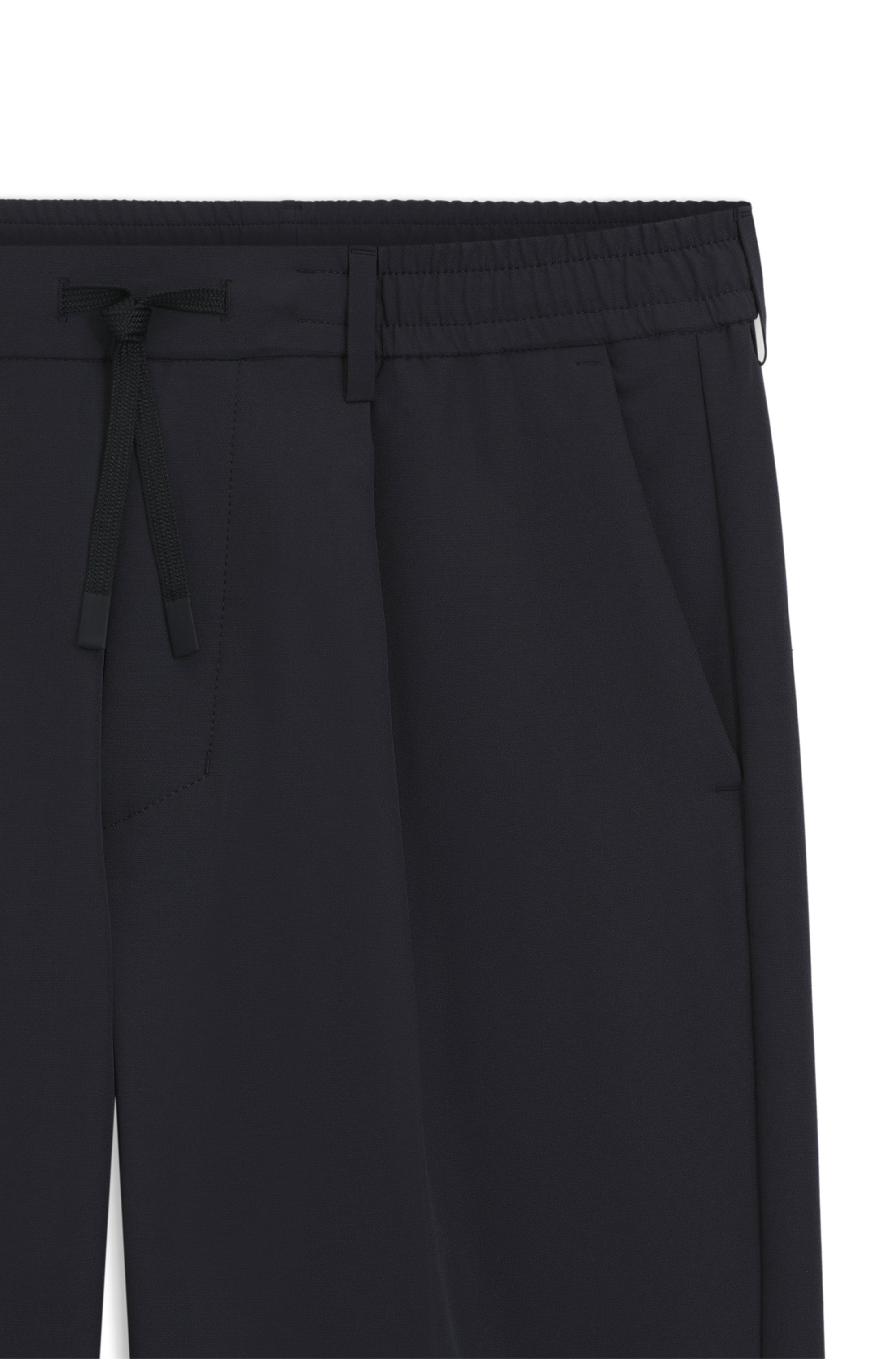 BOSS GREEN Webhose »T Convert-Pleat«  mit Zugbund und Markenlabel Bundfaltenhose Anzughose Stretchhose