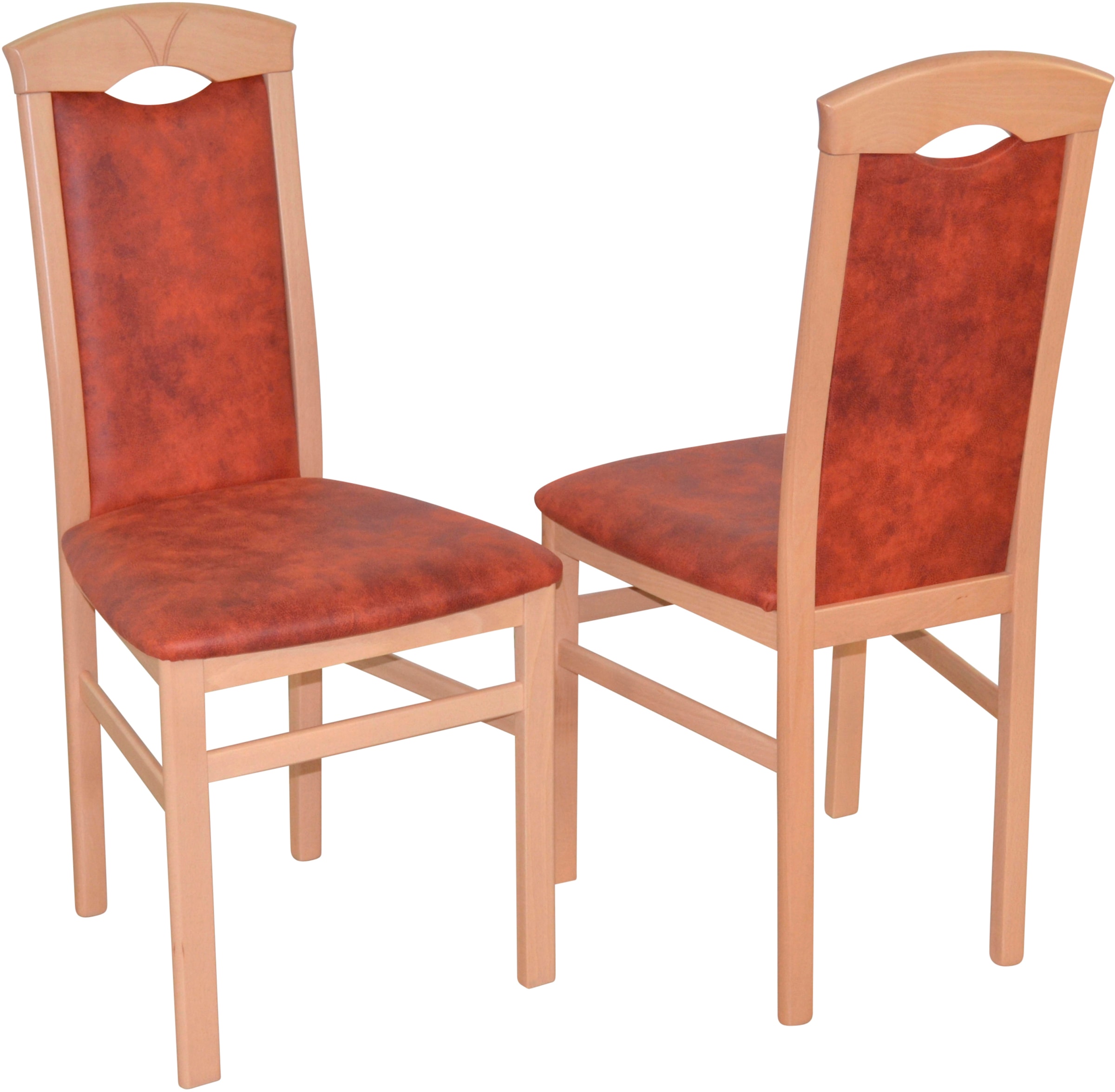 HOFMANN LIVING AND MORE Essgruppe »3tlg. Tischgruppe«, (Spar-Set, 3 tlg., 3tlg. Tischgruppe), Stühle montiert