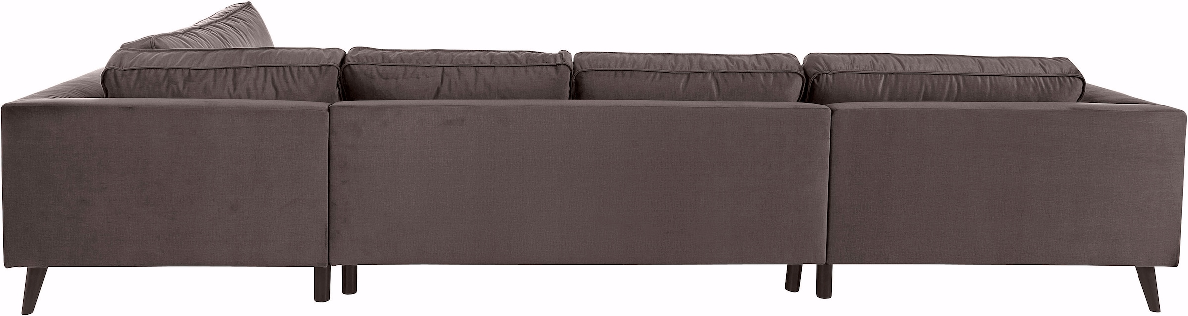 INOSIGN Wohnlandschaft »Lumber Jack, viel Platz, bequem, Breite 354cm, hoher Fuß, U-Form«, in moderner Optik